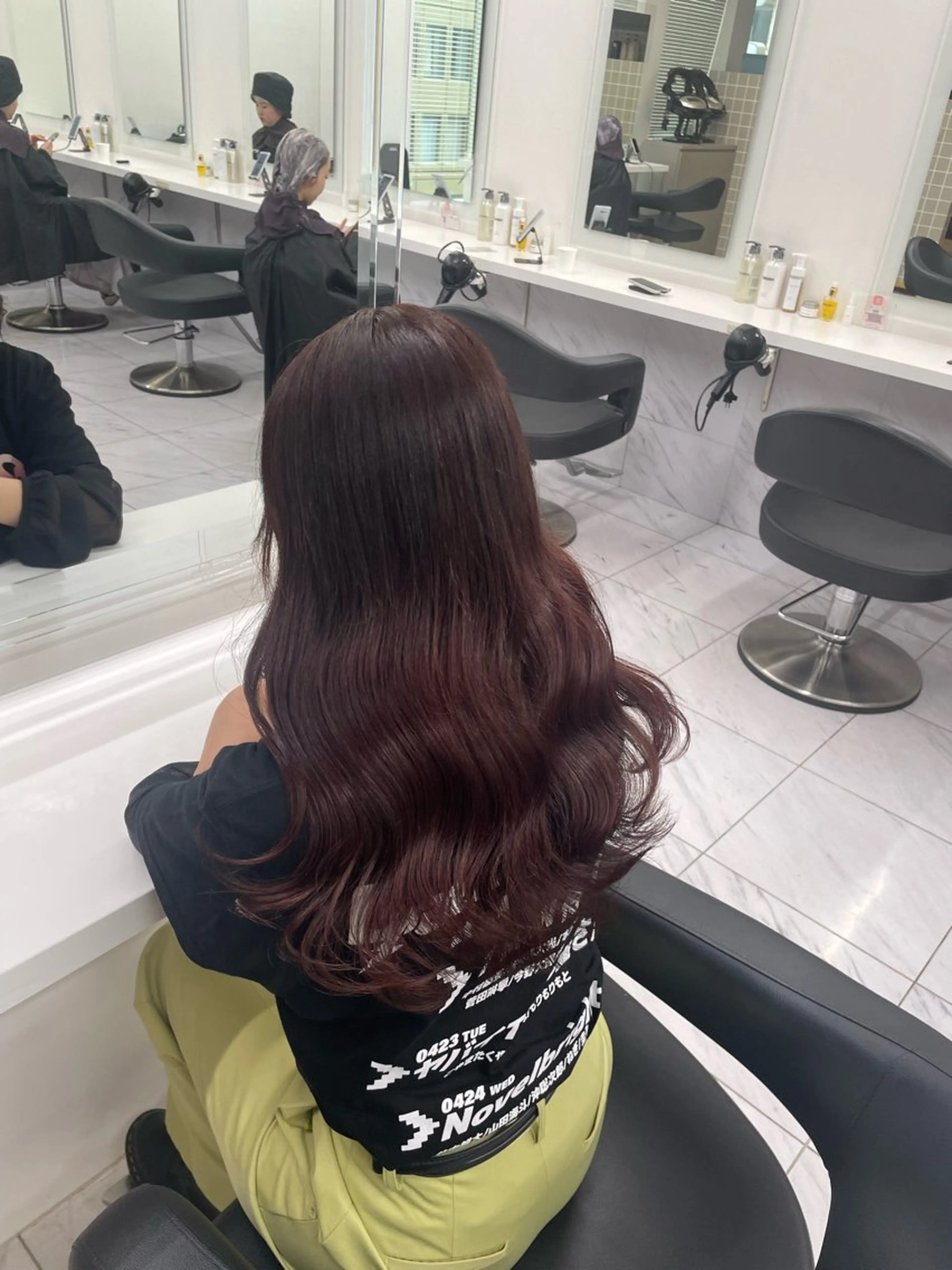 ロング カラー ヘアアレンジ ヘアカラー トリートメント ヘアセット 💗横浜美容室 💗HARUNAのヘアスタイル
