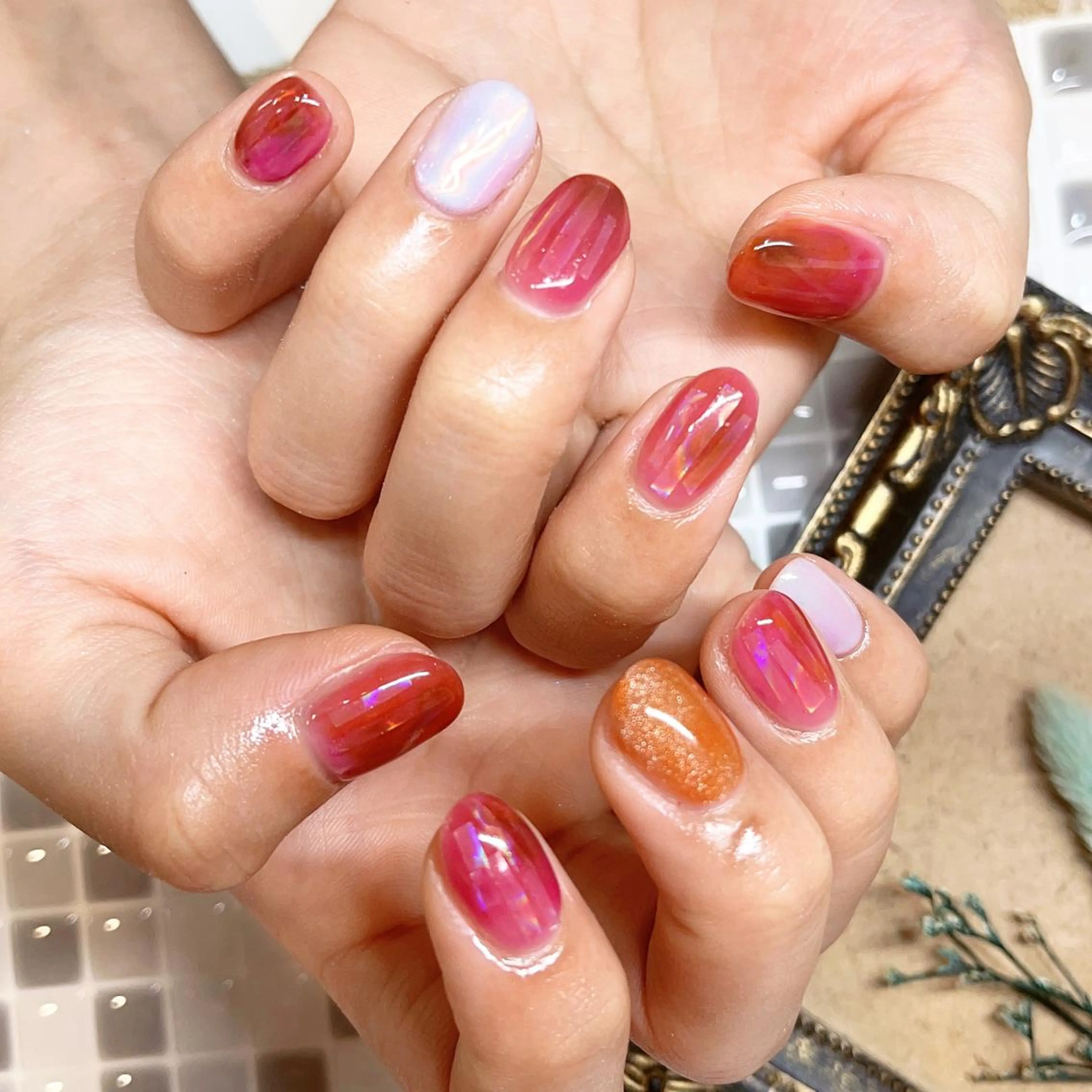 ネイル ピンク nailist yuiのネイルデザイン