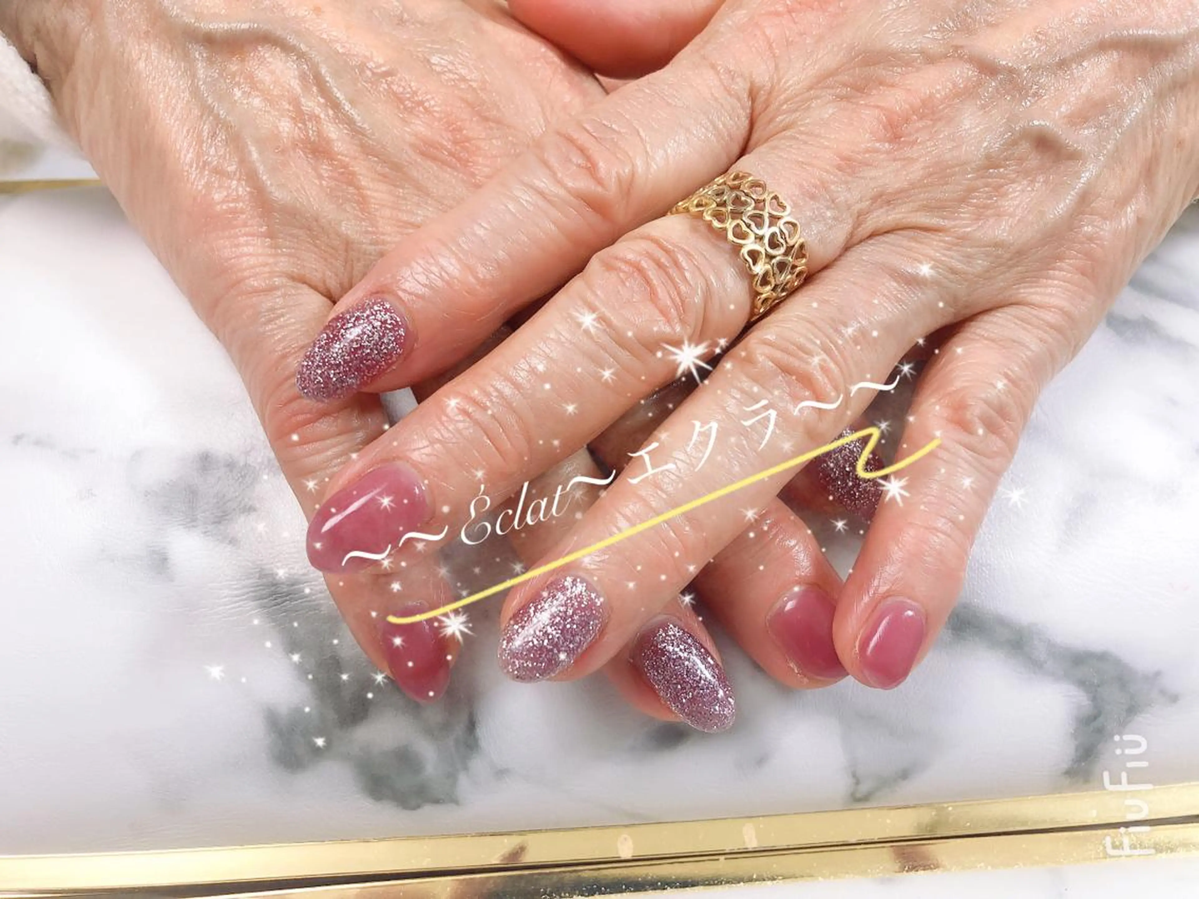 ネイル ネイルサロンエクラ 🫧Shizukaのネイルデザイン