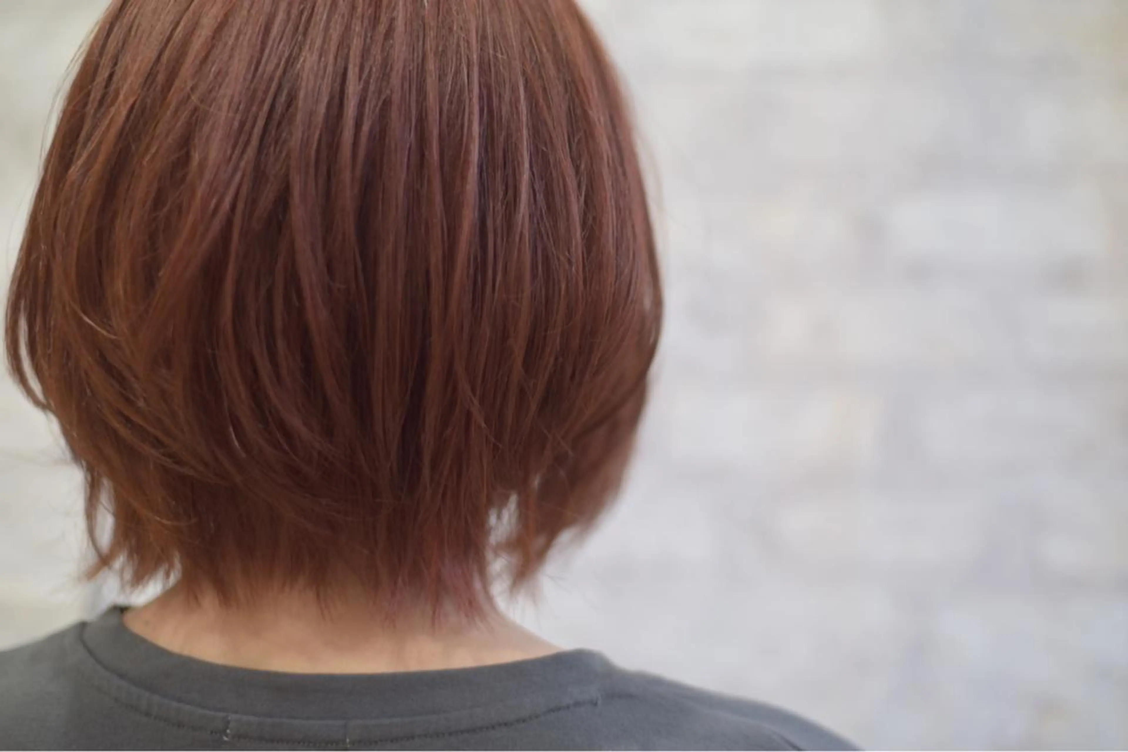 ショート カラー オレンジ GATE. staffのヘアスタイル