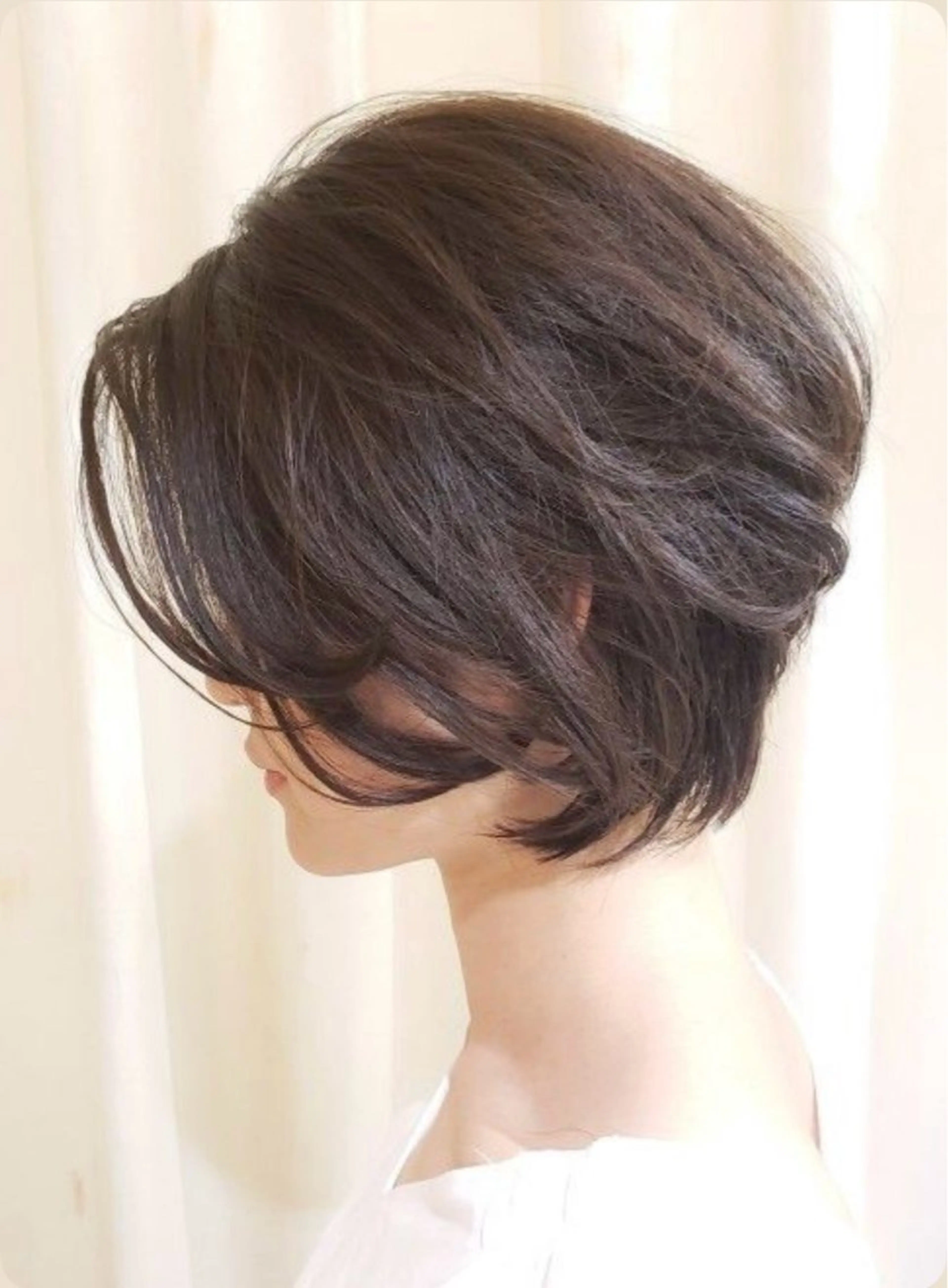 ショート カット ヘアカラー トリートメント ショートボブ/グラボ ブ松野和志のヘアスタイル