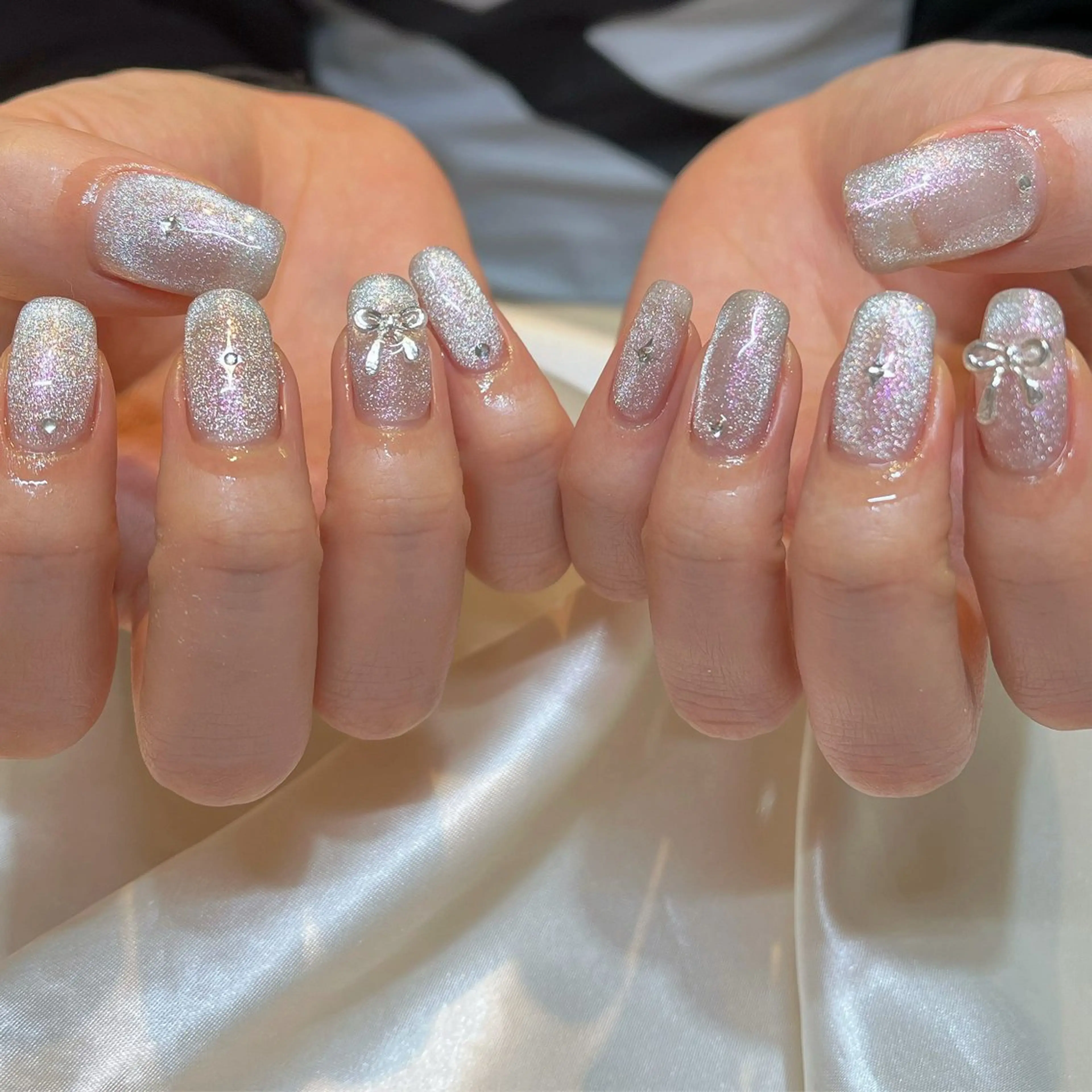 ネイル ストーンネイル 内田 里穂のネイルデザイン