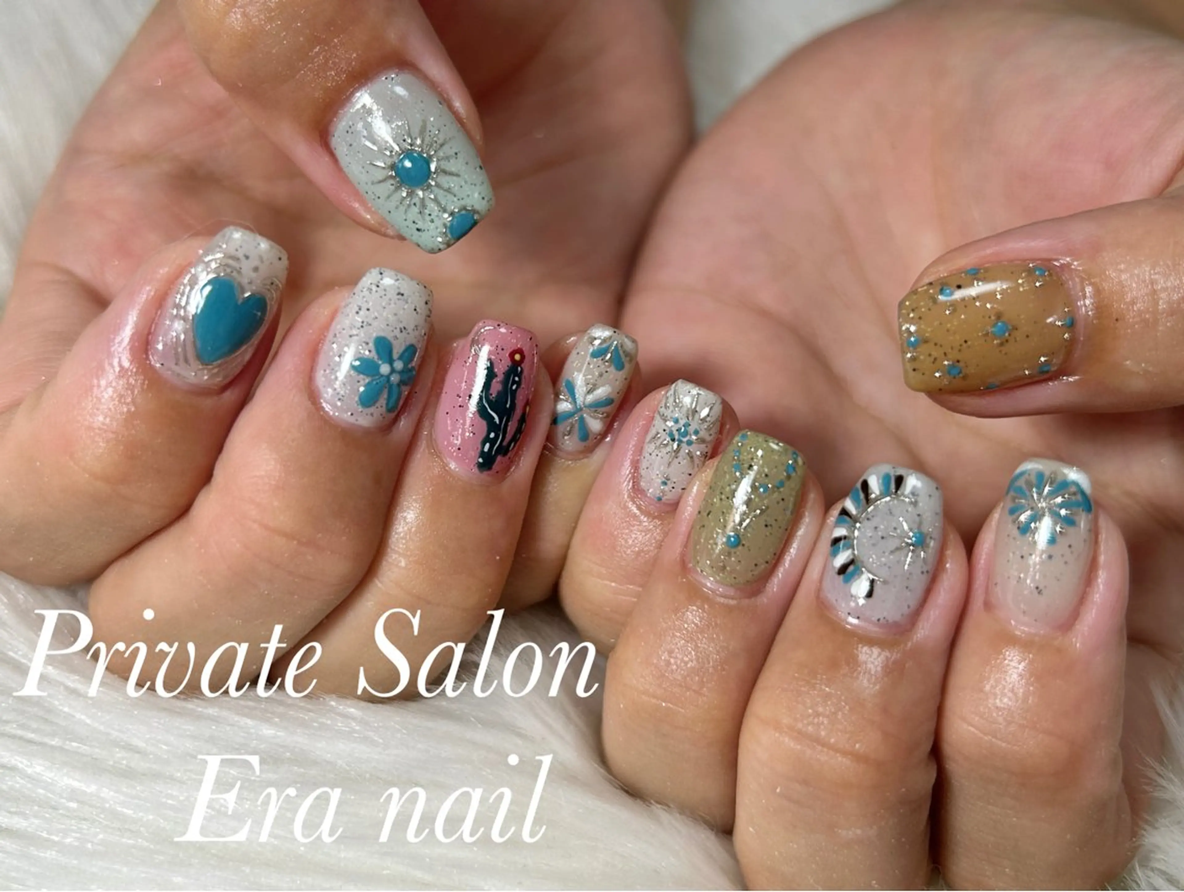 ネイル 持ち込み ハンドネイル Era nailのネイルデザイン