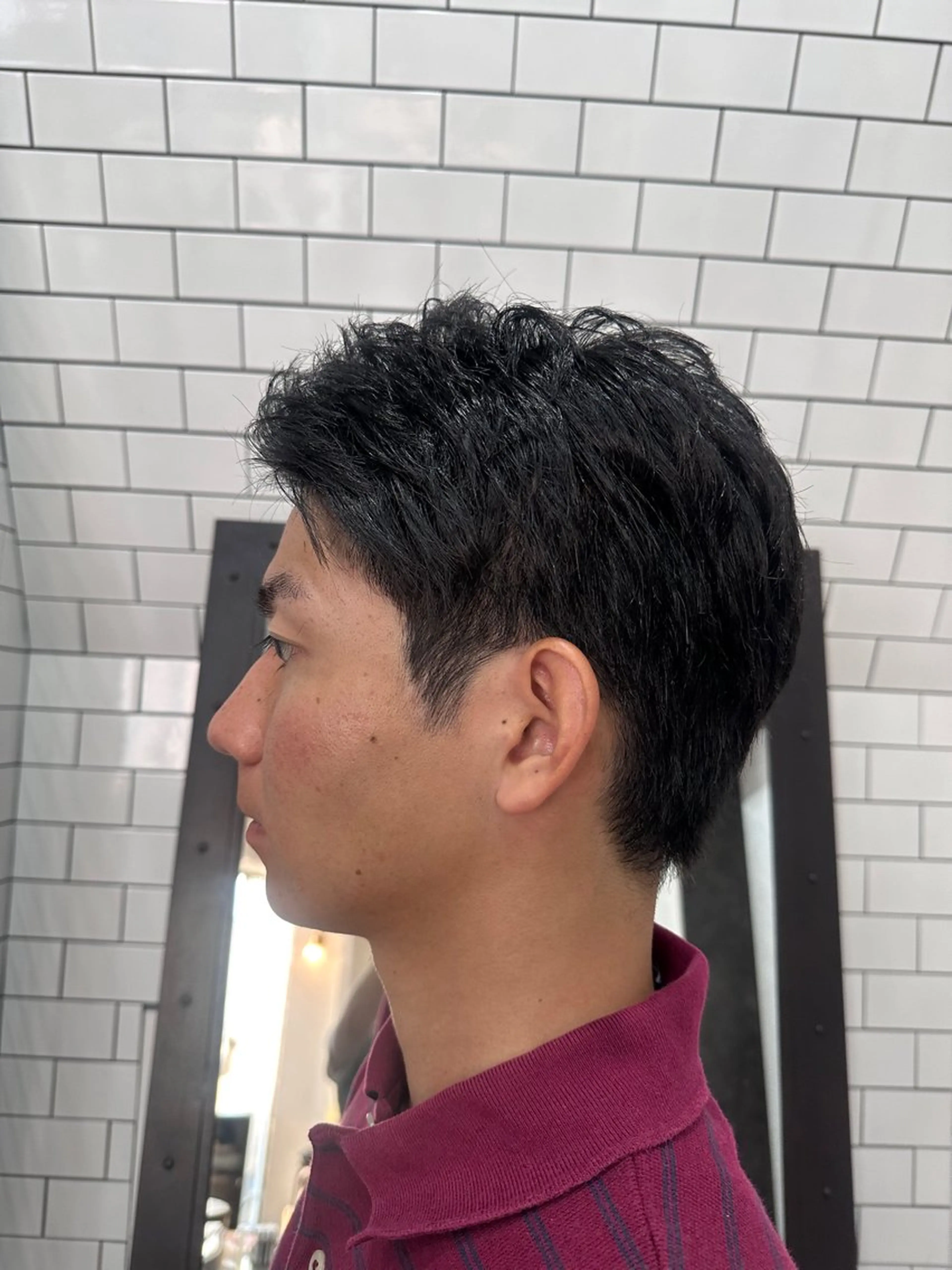 ショート メンズ カット 妙見 知洋のヘアスタイル