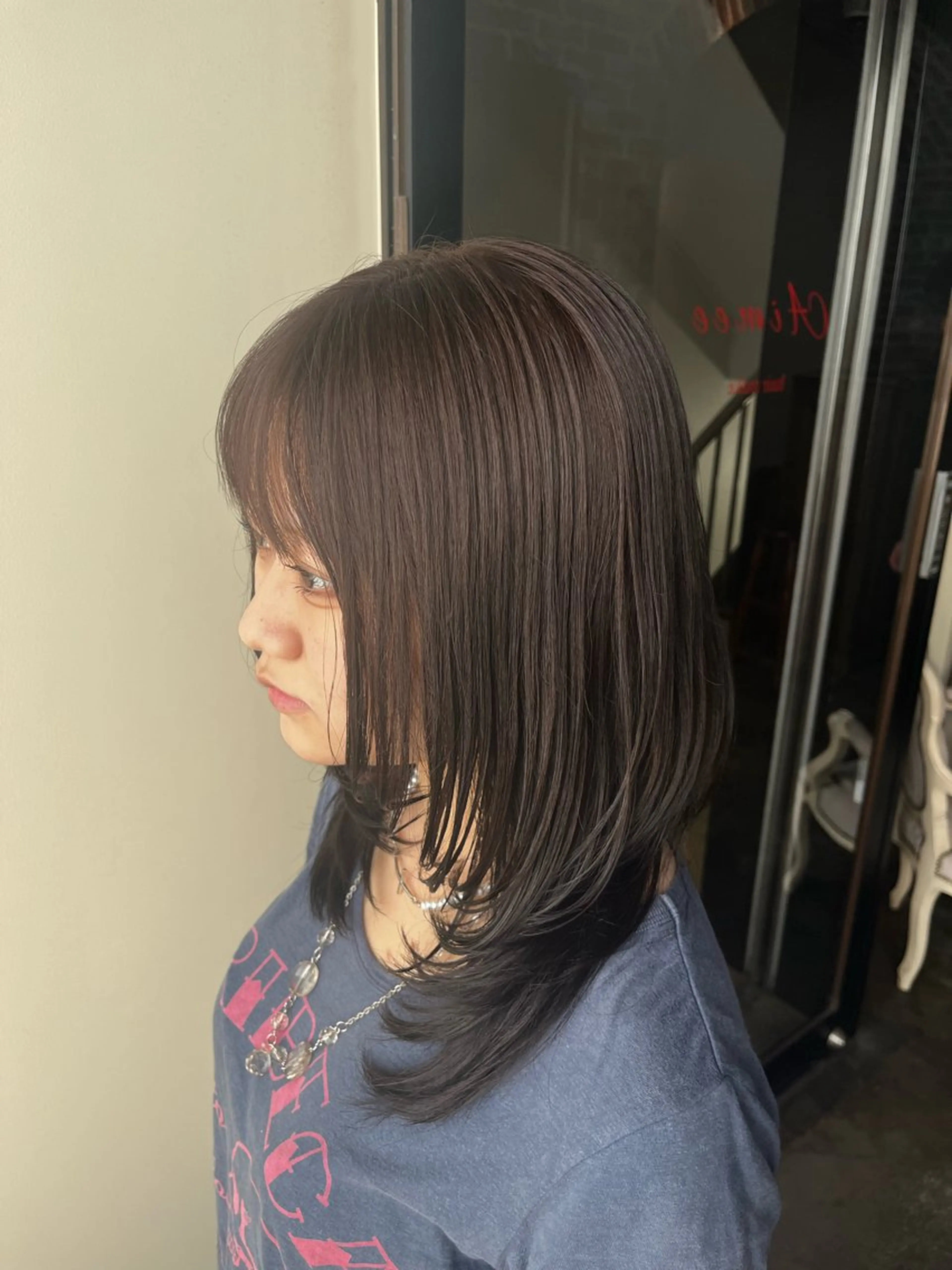 ミディアム カラー ヘアカラー 赤み消し×髪質改善/ 小林 佳祐Aimeeのヘアスタイル