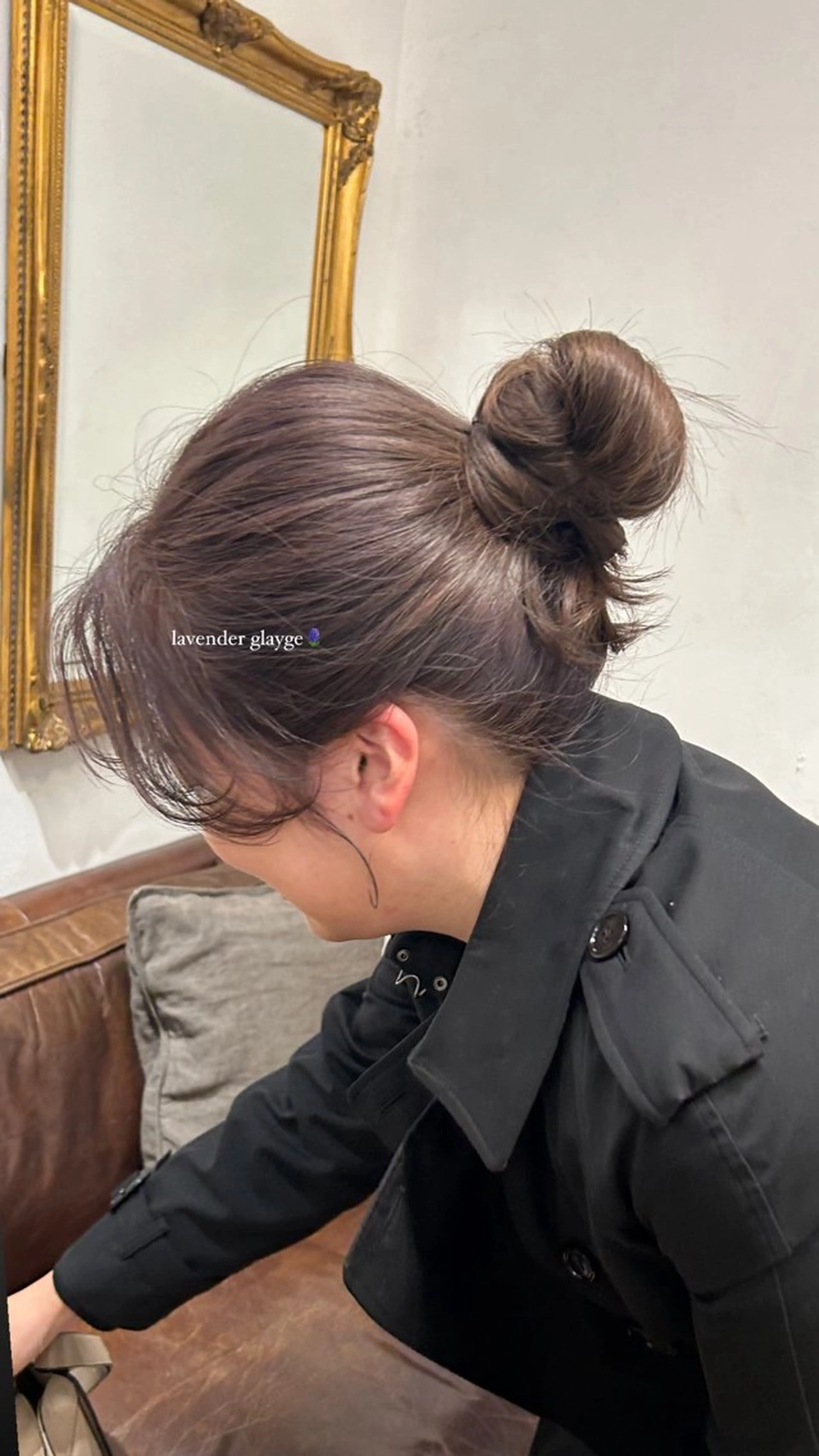 セミロング カラー ヘアカラー じゅわっと暖色カラー 🍊Moemiのヘアスタイル