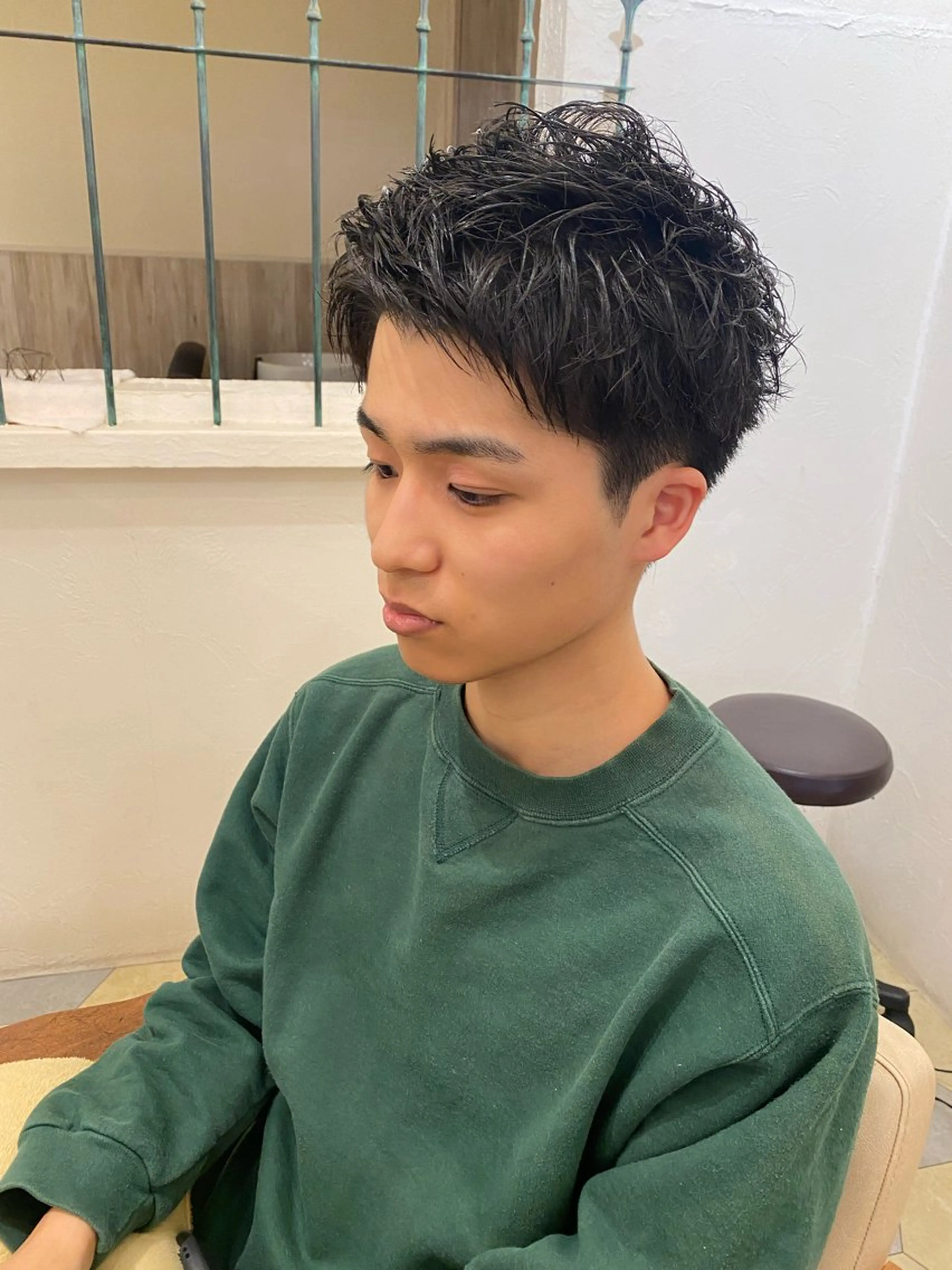 ショート メンズ スパイキーショート ショートヘア カット 菊池大一 溝の口パーマのヘアスタイル