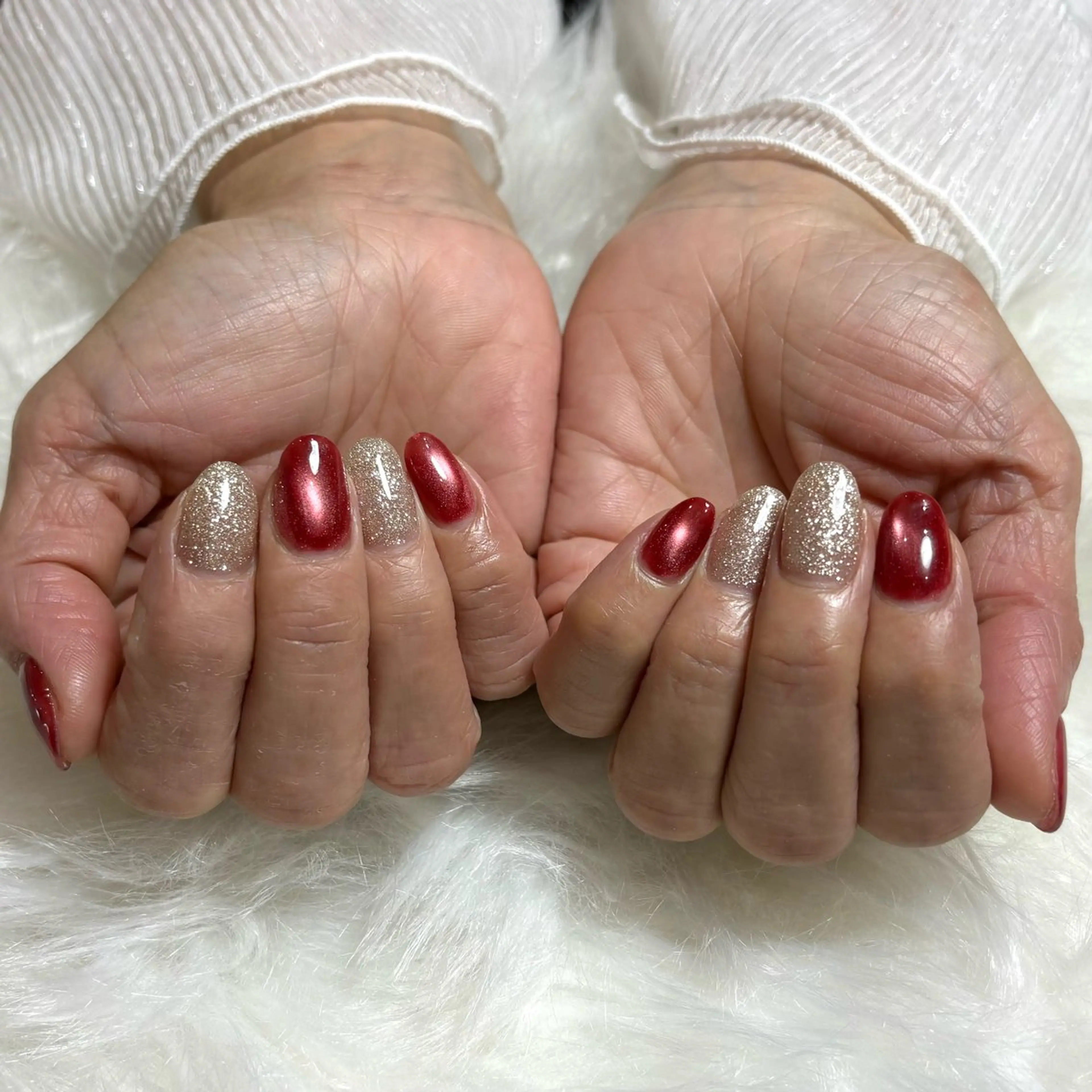 ネイル ハンドネイル WHITE NAIL 鳳店AYUMIのネイルデザイン
