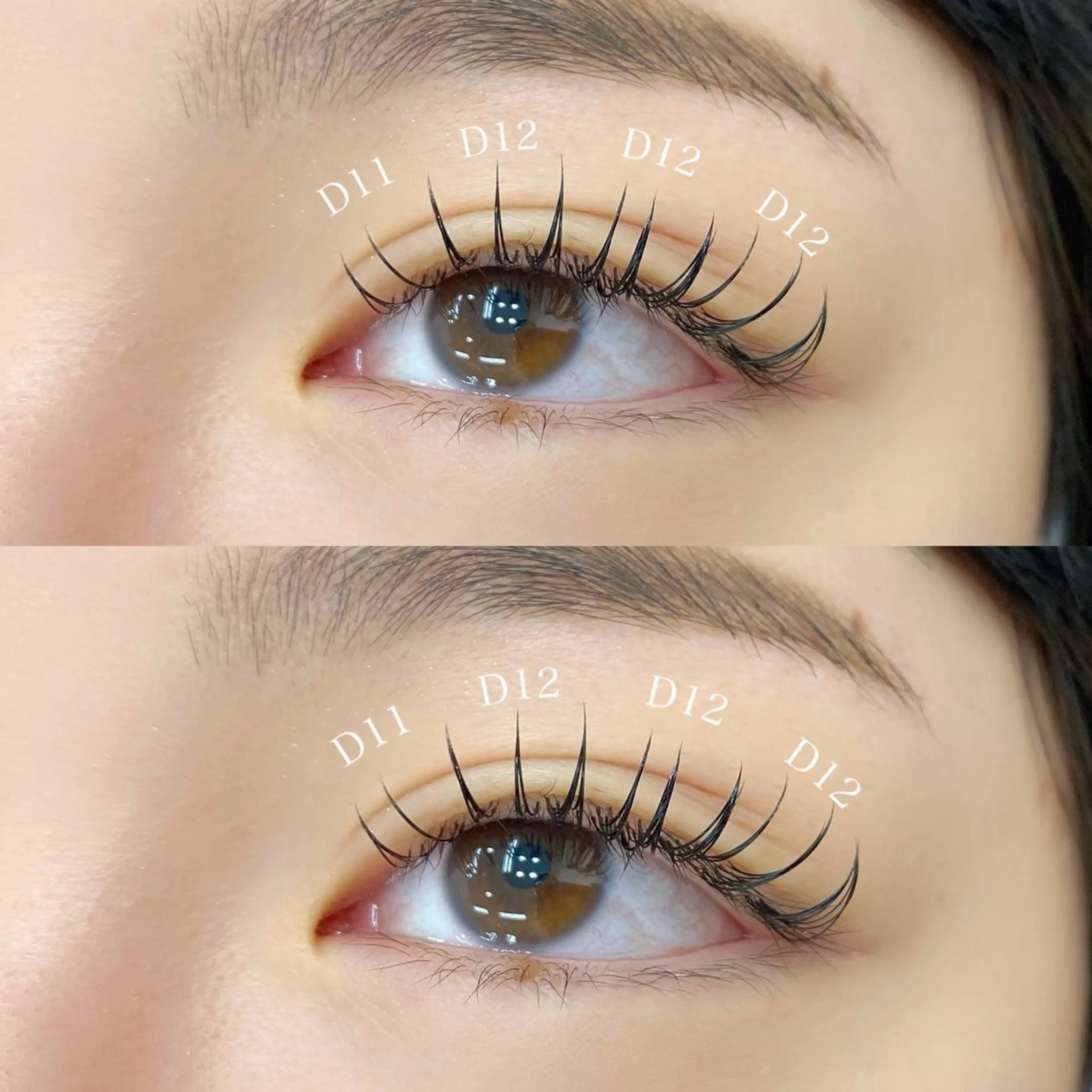 マツエク・マツパ ゴージャス Bambina Rakunoのマツエク・マツパデザイン