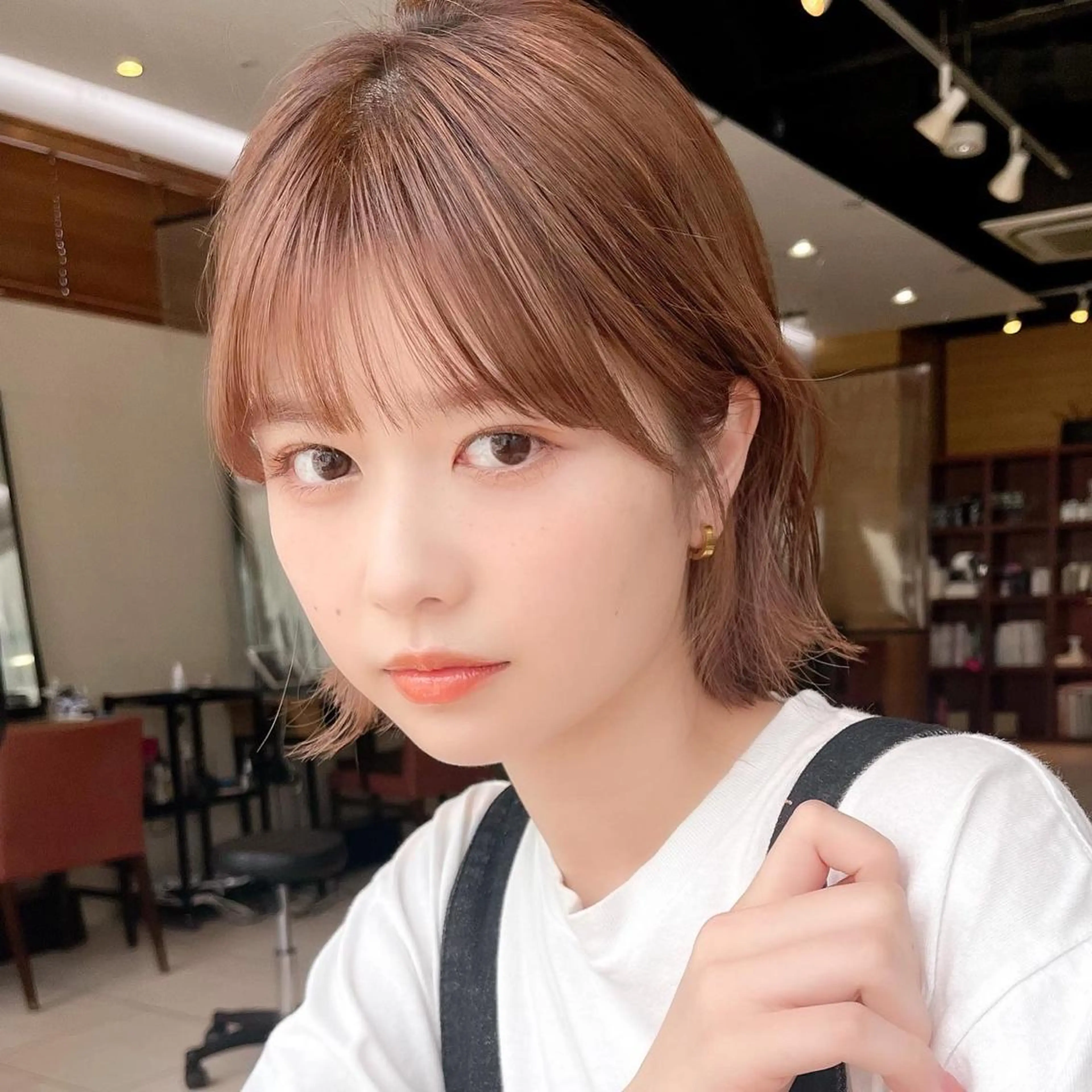 ショート カラー 🌱小顔ヘア/ボブ ミディアム/双葉🌱のヘアスタイル