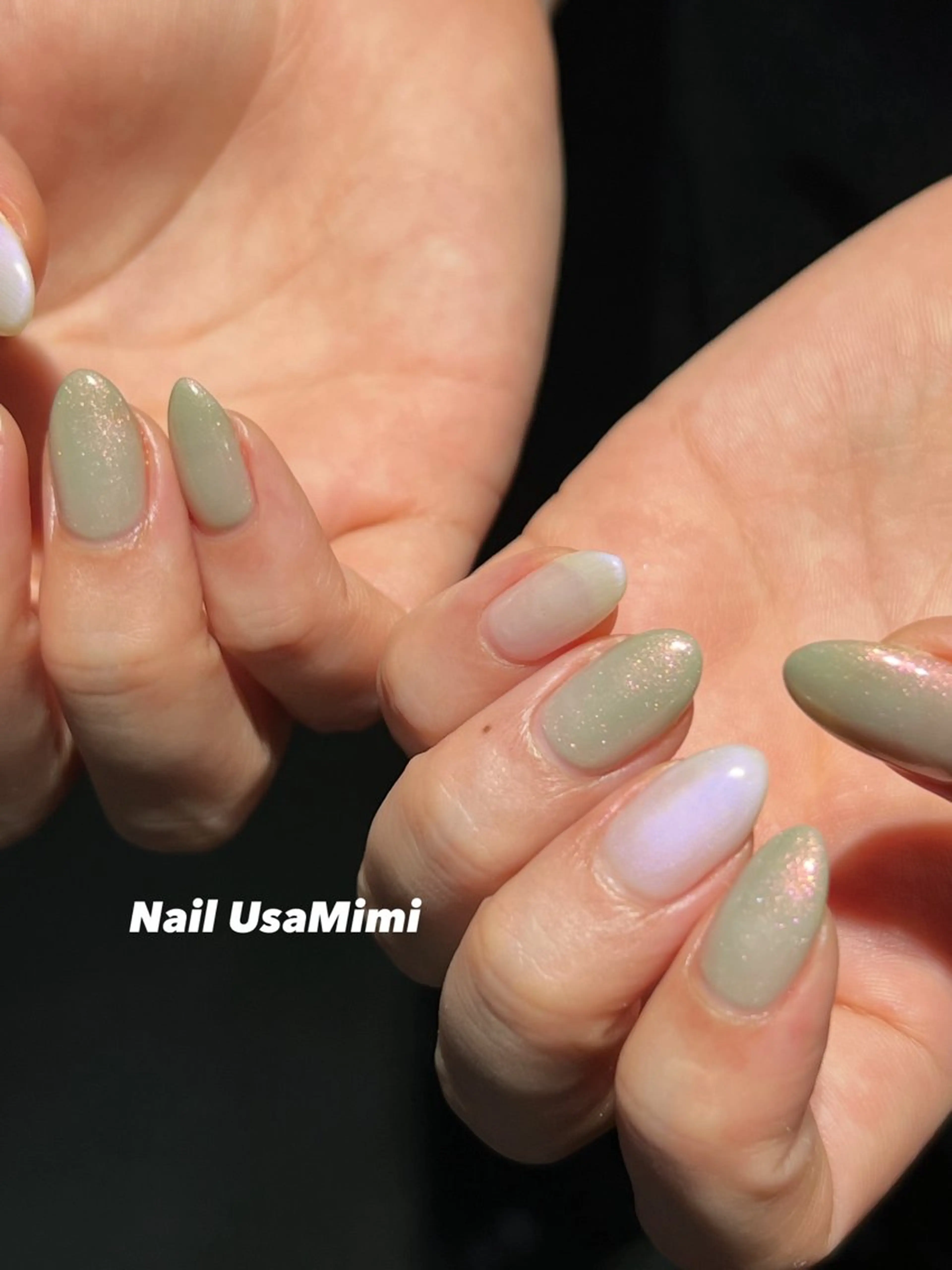 ショート ハンドネイル 本町Nail Usa Mimi  SAKIのネイルデザイン