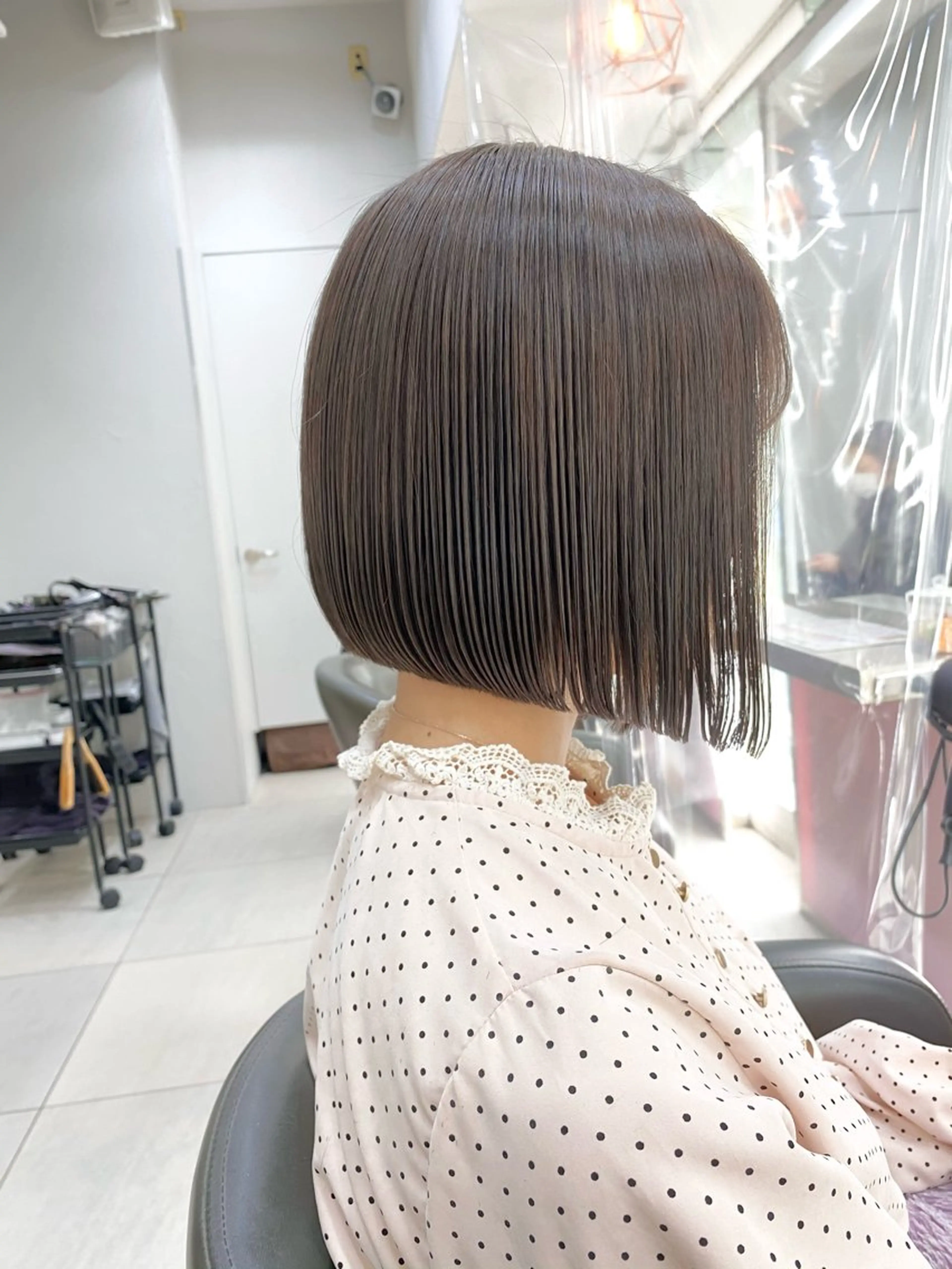 ショート カラー ボブ ボブ/レイヤー /植原健太のヘアスタイル