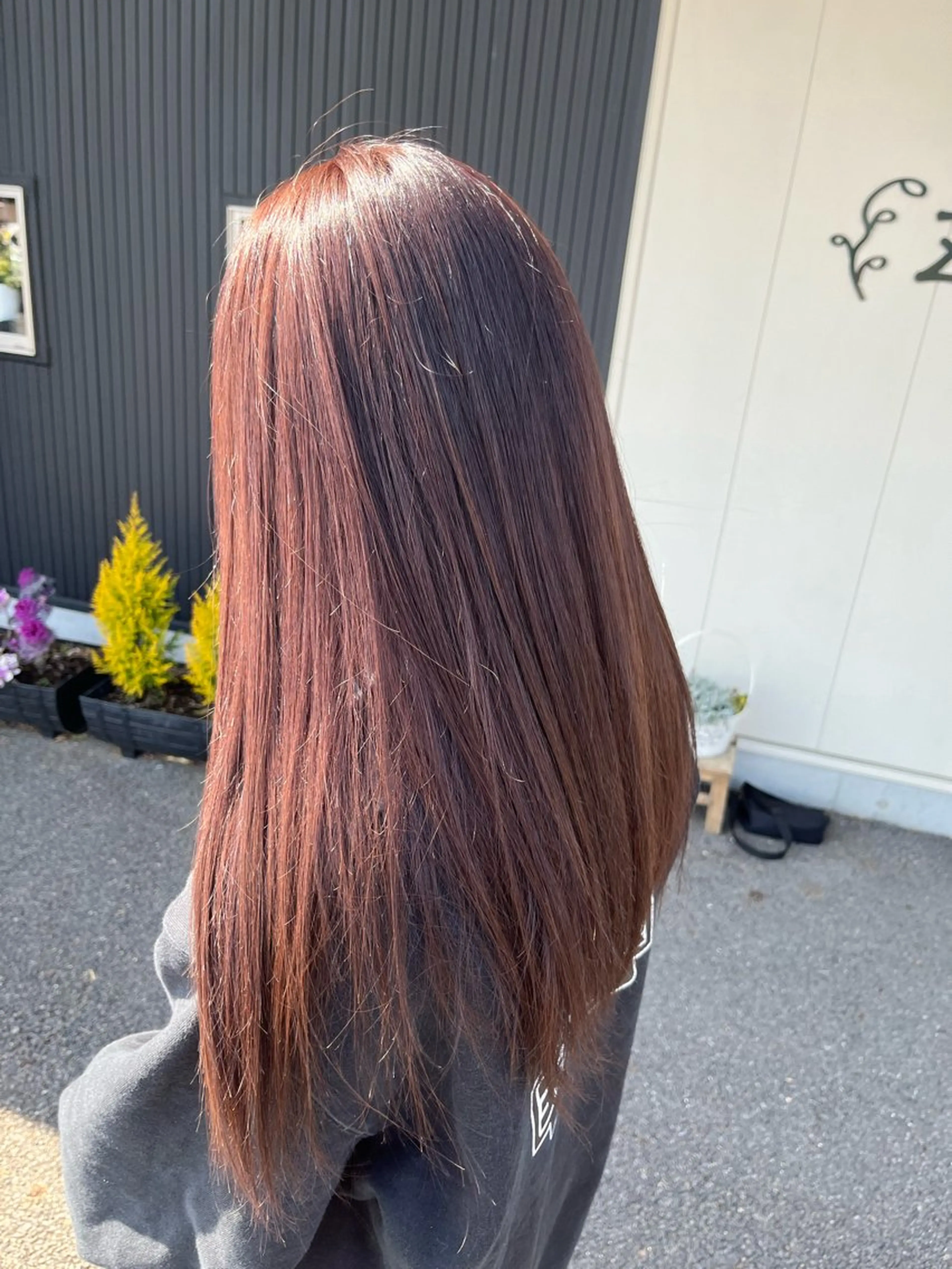 ワンカラー＋ブローの写真