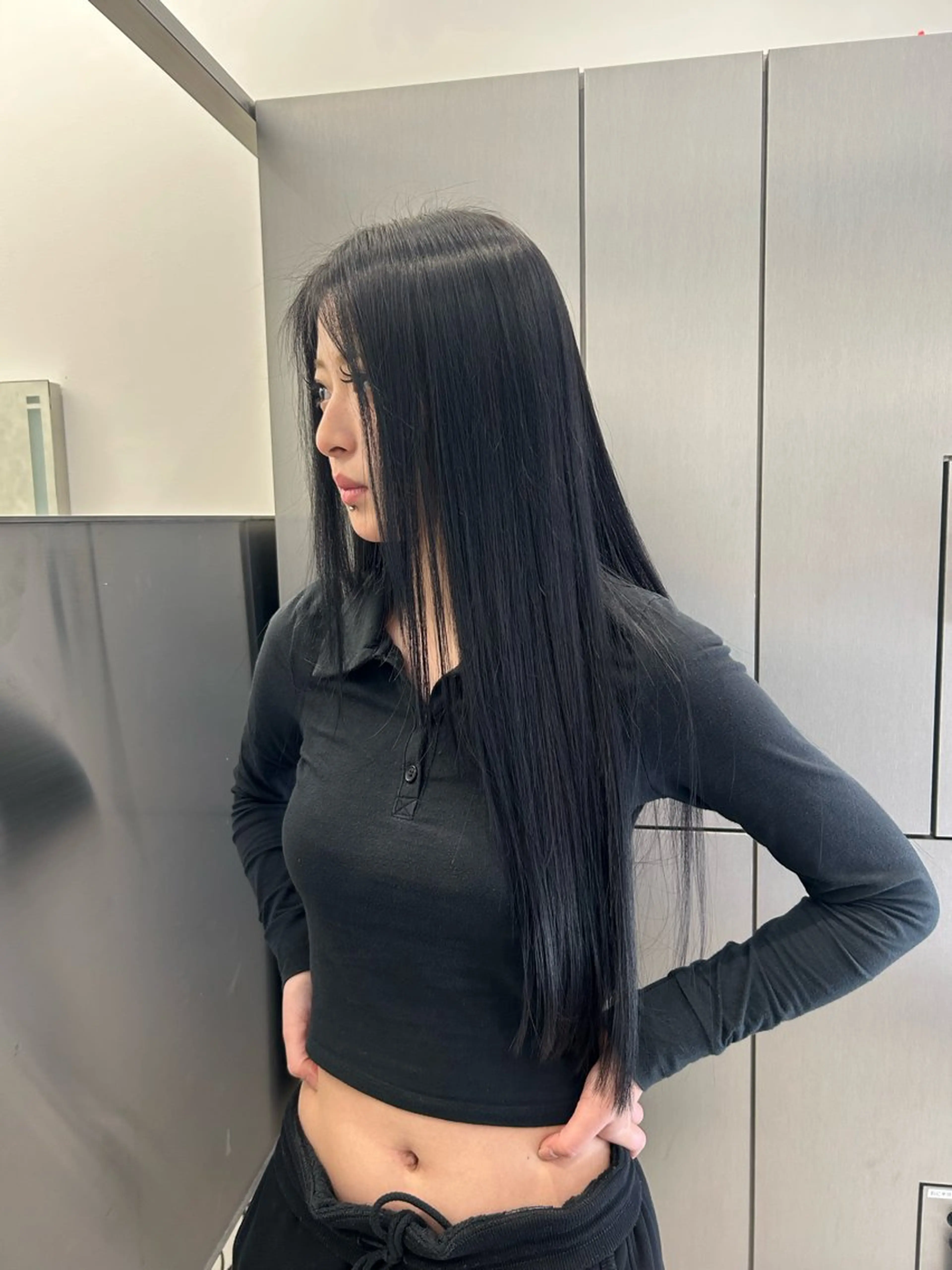 【☔️期間限定☔️】縮毛矯正＋透明感カラー＋カット✨￥22000→￥15500✨の写真