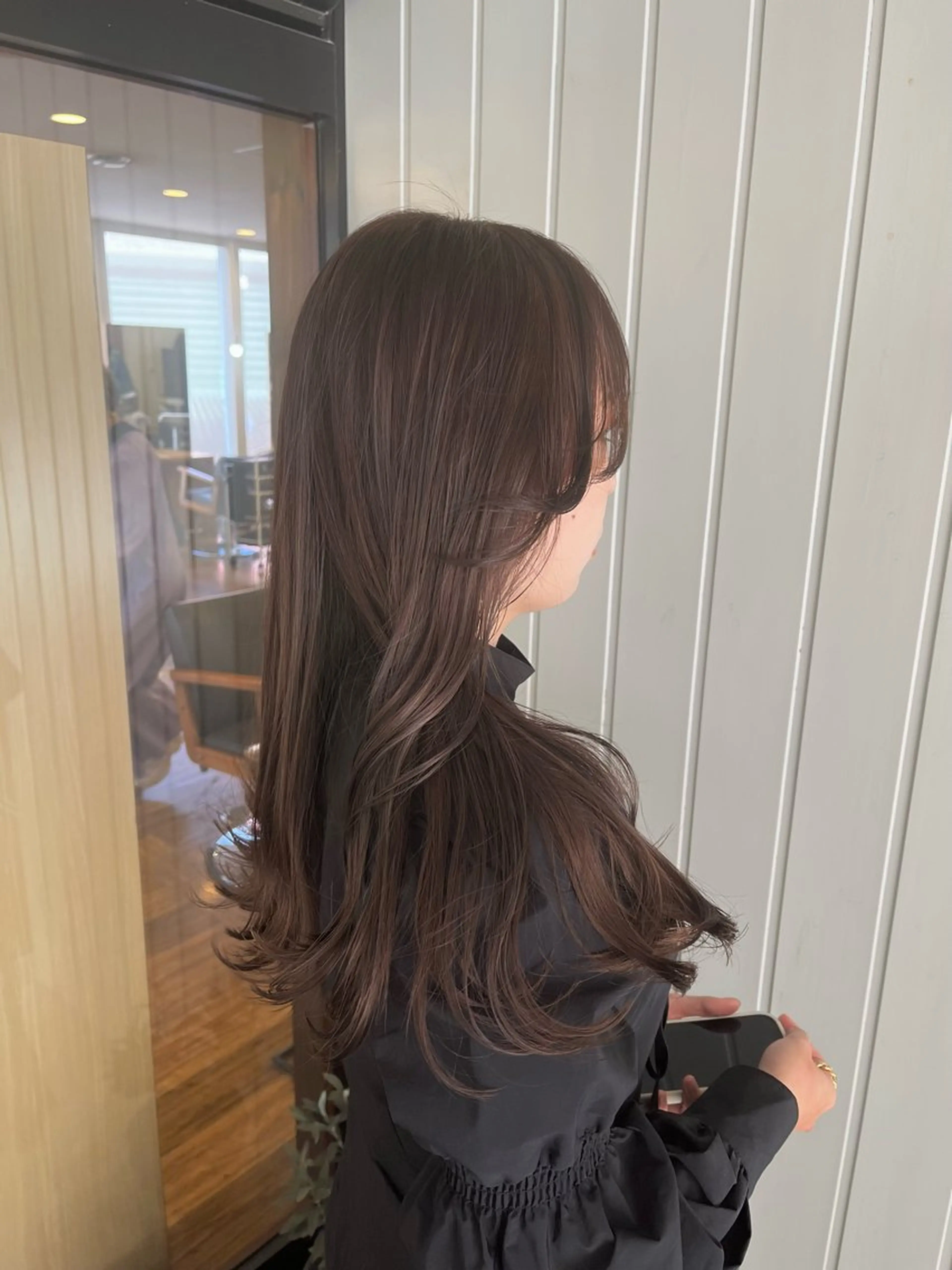 ロング 田中 結月のヘアスタイル