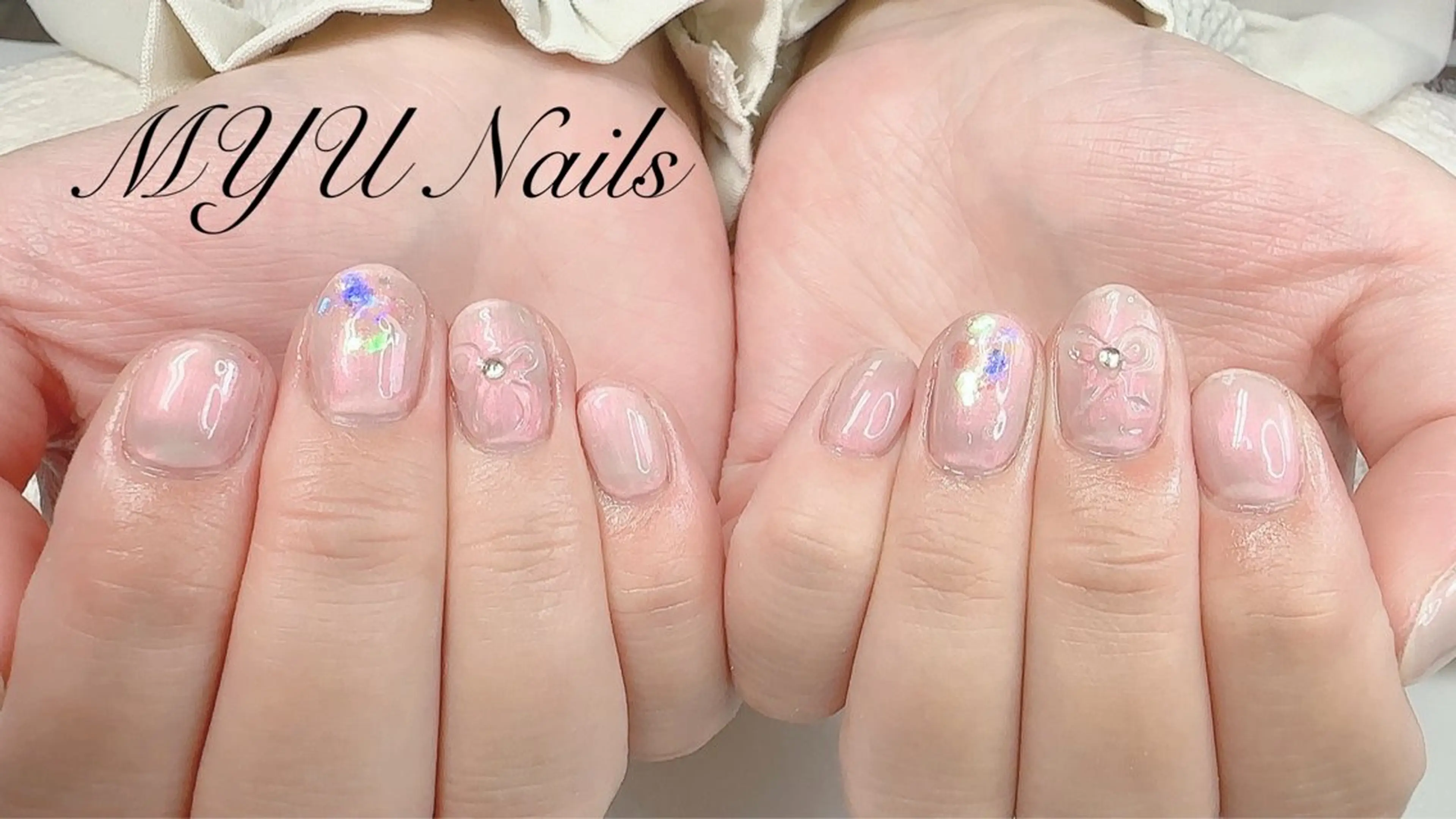 ネイル ハンドネイル ニュアンスネイル🌈 MYU Nailsのネイルデザイン