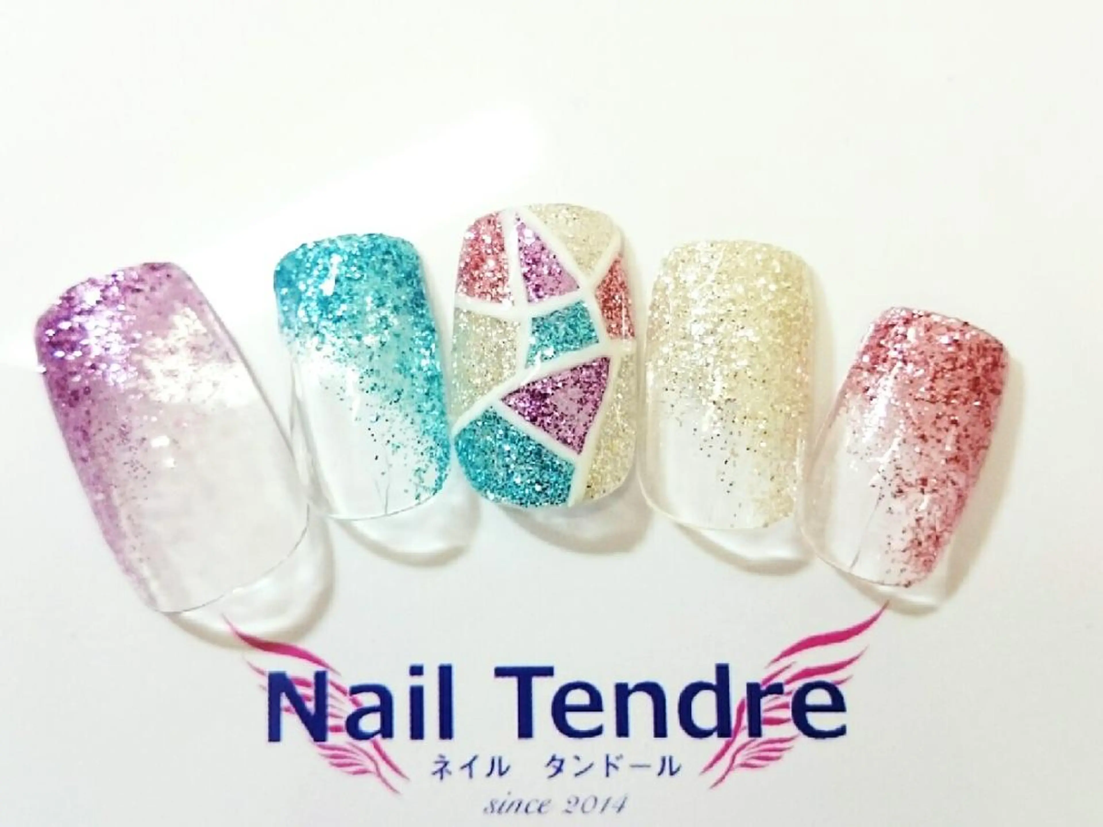 ネイル アートネイル ジェルネイル ソフトジェル ストーンネイル ハンドネイル Nail  Tendreのネイルデザイン