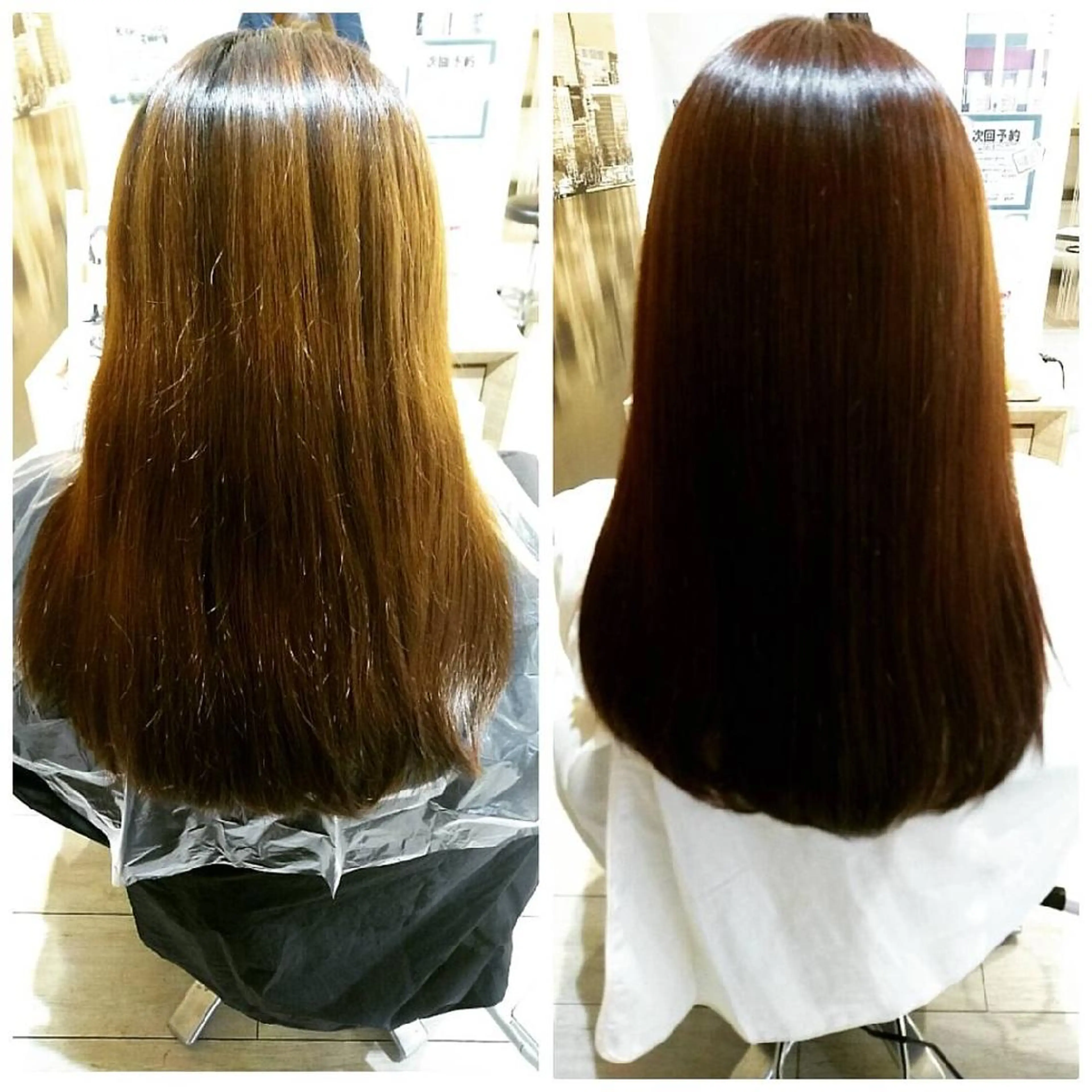 セミロング カラー ブリーチ/ヘアケア/ 艶髪/イギチハルのヘアスタイル