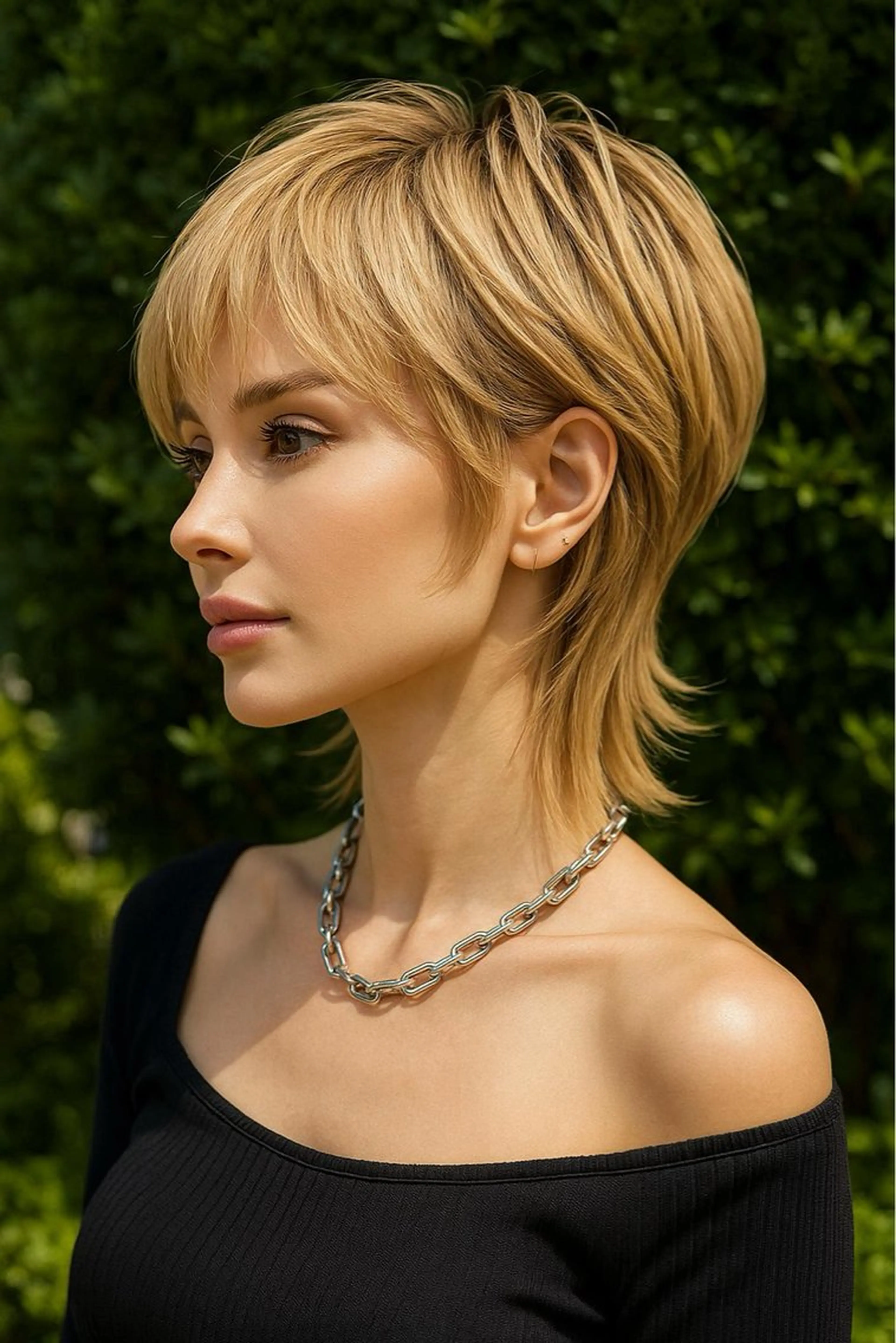 ショート カラー ハンサムショート ベージュカラー ラテベージュ くびれヘア ショートヘア さく/髪質改善× 縮毛矯正/町田のヘアスタイル