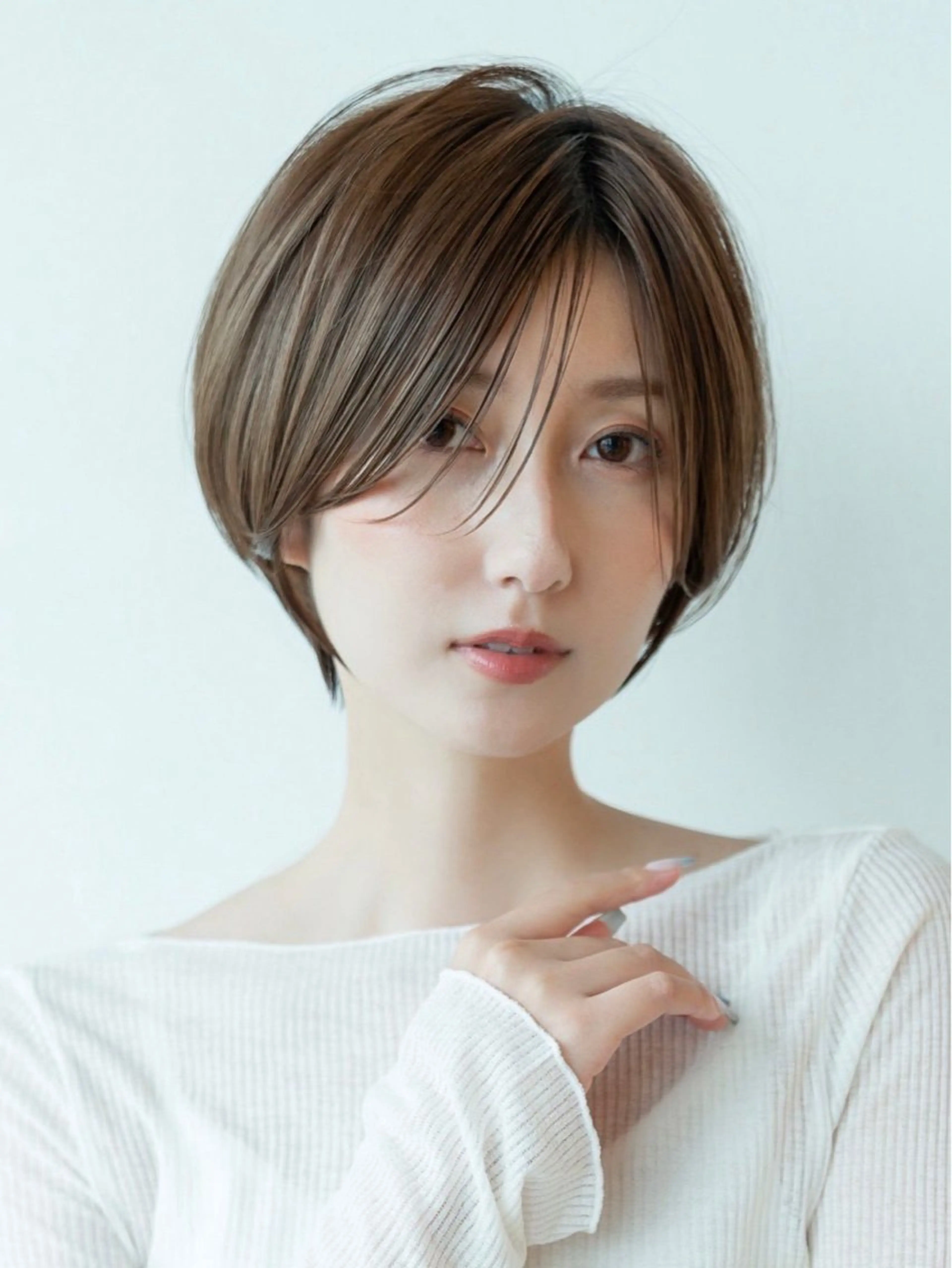 ショート カラー カット ヘアカラー トリートメント 田中航平/渋谷ボブ/ レイヤーボブのヘアスタイル