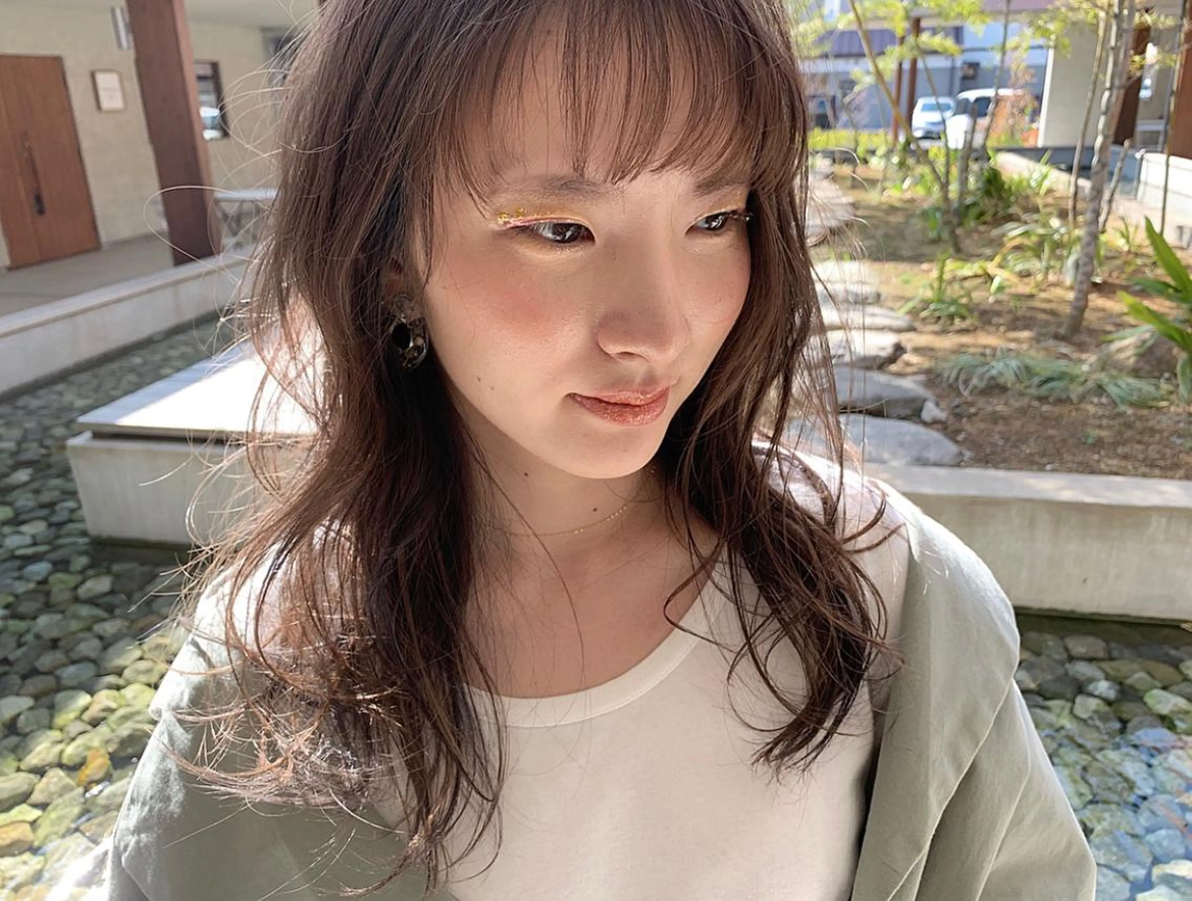 セミロング カラー ITO YUKIのヘアスタイル