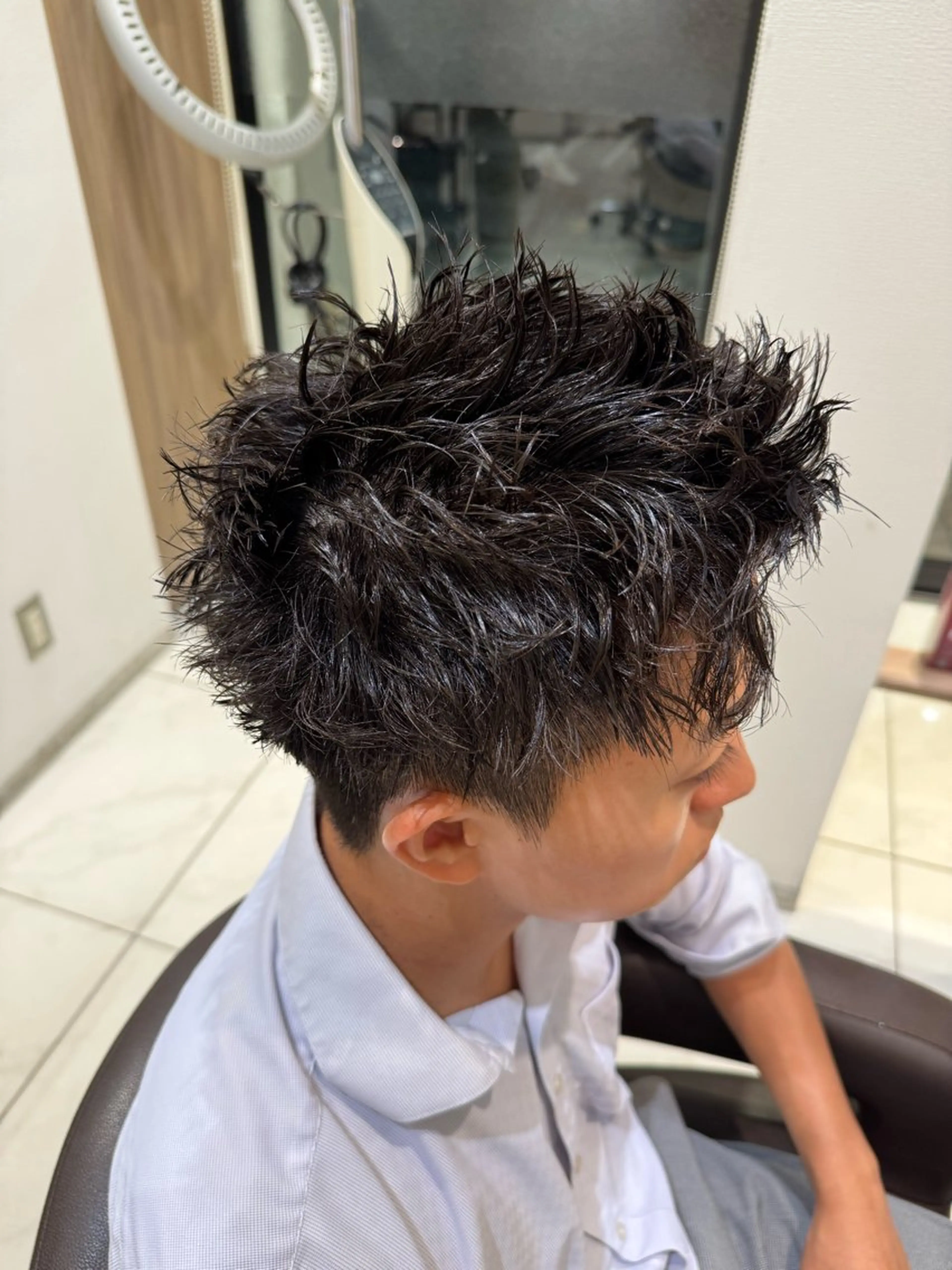 メンズ メンズパーマ カット パーマ メンズ特化💎/ 韓国風🇰🇷なぎとのヘアスタイル