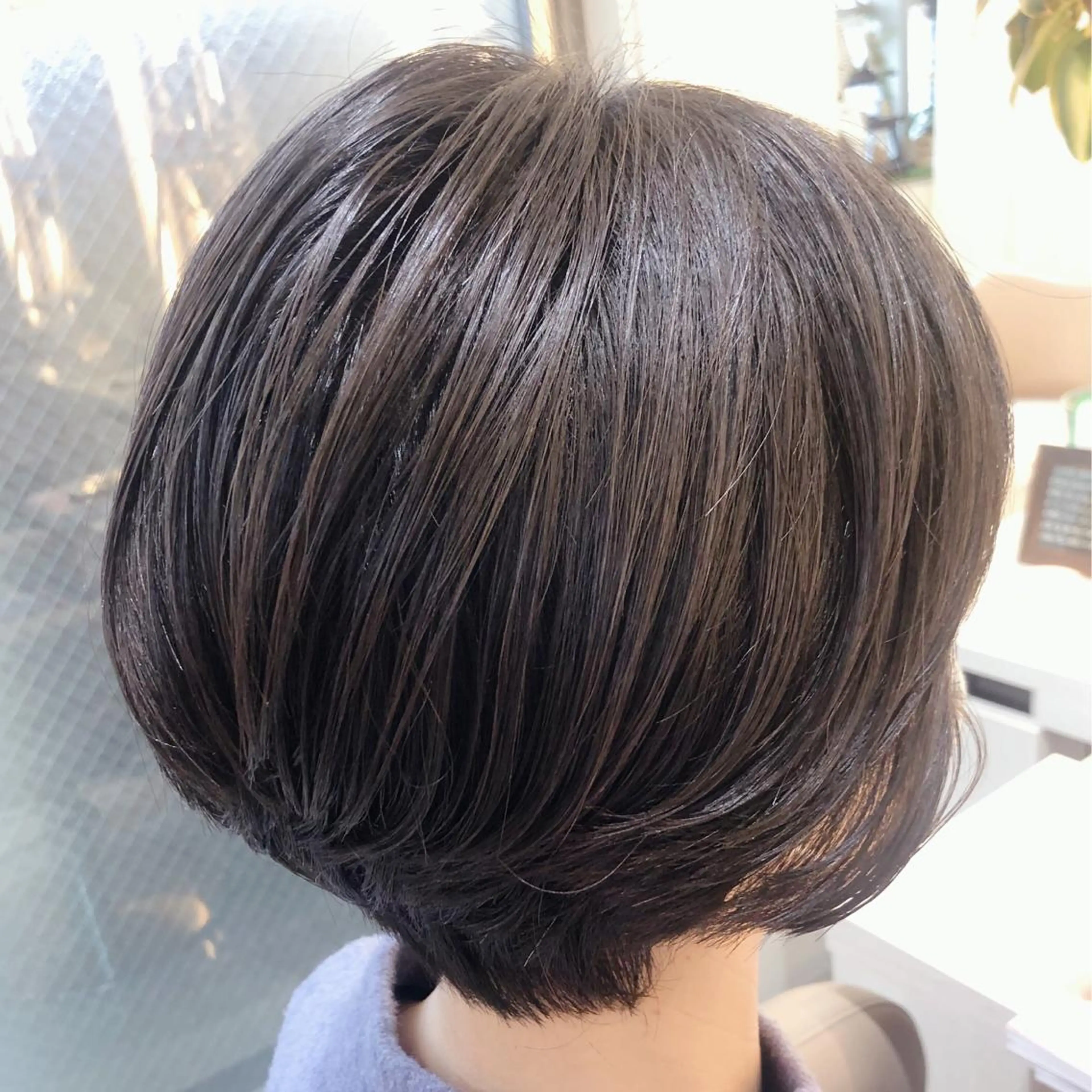 ショート 似合わせカット カット 三箇島陽香/髪質改善 クロスパーマ縮毛矯正のヘアスタイル