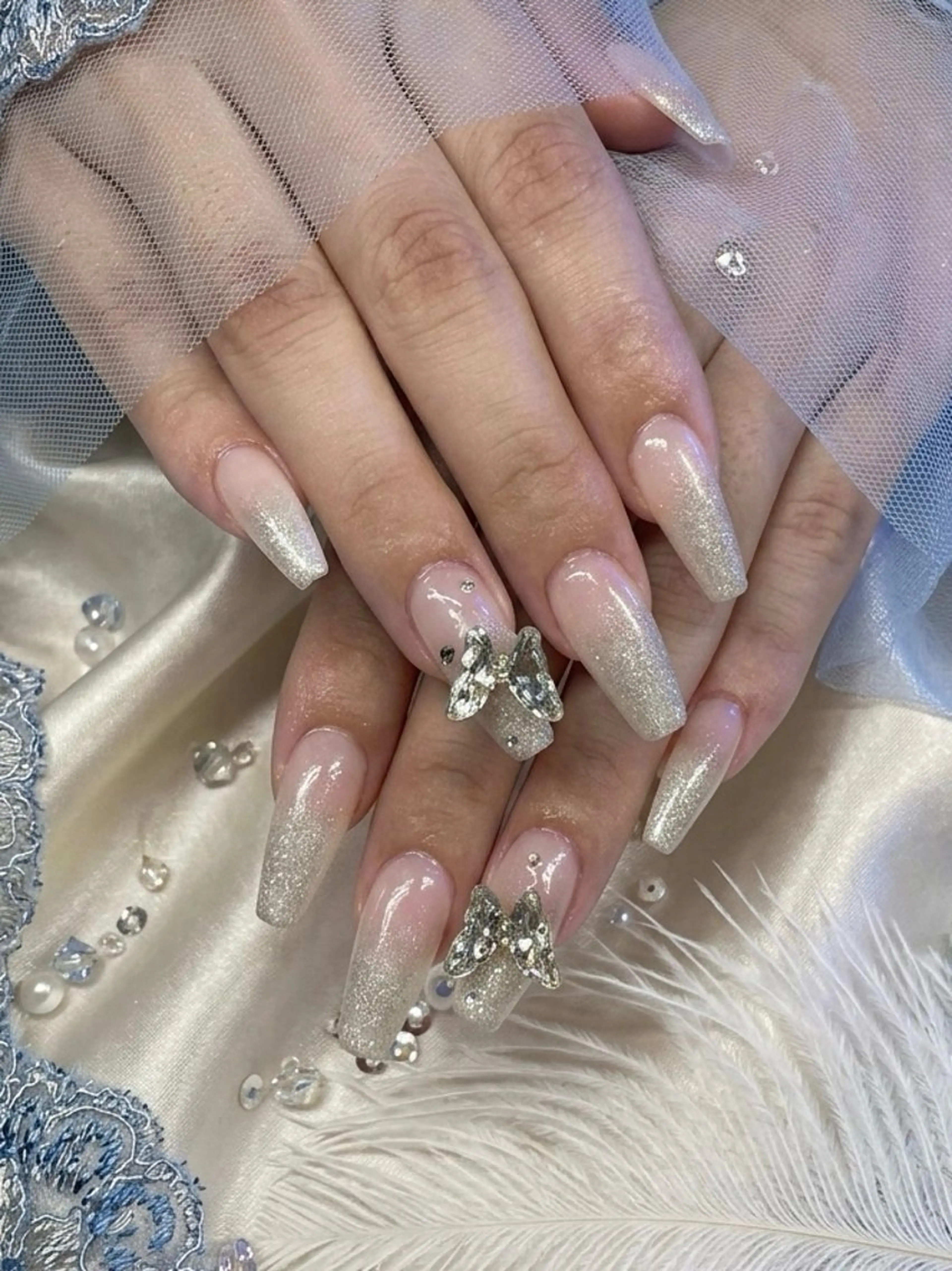 ネイル ホワイト ハンドネイル TUNEHA堂 (チュネハドウ)のネイルデザイン