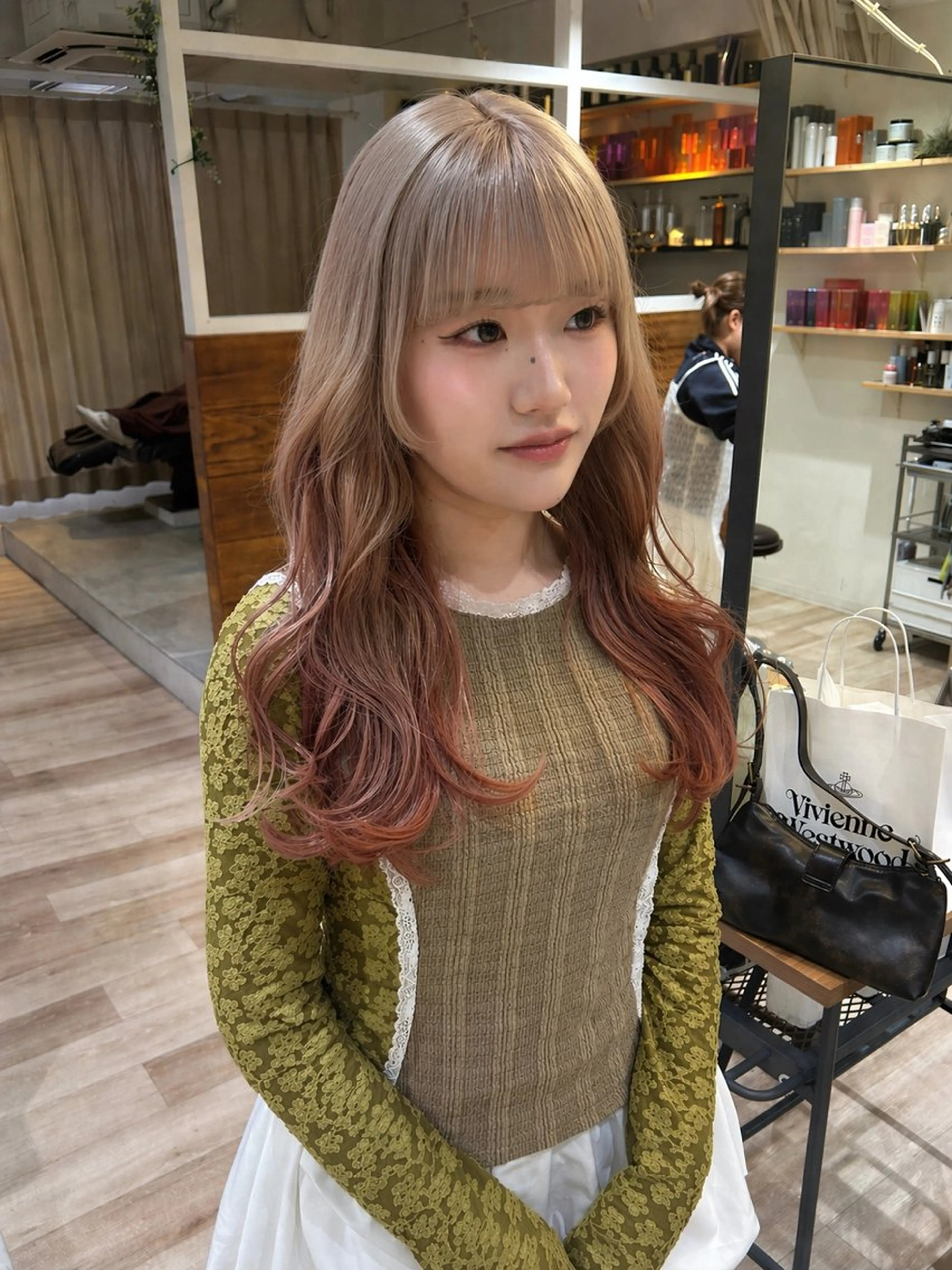 ロング カラー ヘアカラー ﾏﾂｴｸ/men's /ｶﾗｰ🎀ﾋｶﾙのマツエク・マツパデザイン