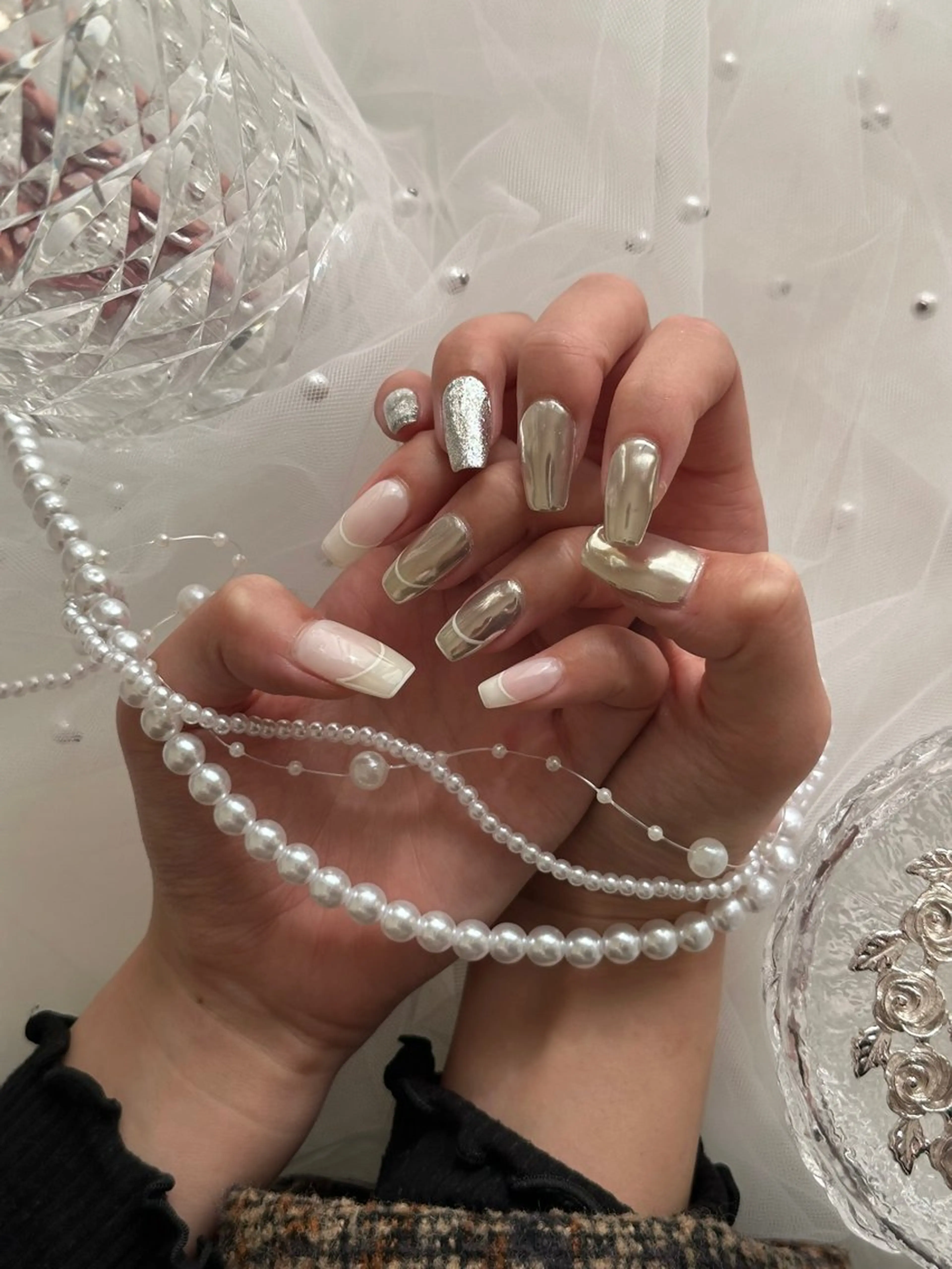 ネイル ハンドネイル CREVIO小美玉店 店長RIRIのネイルデザイン