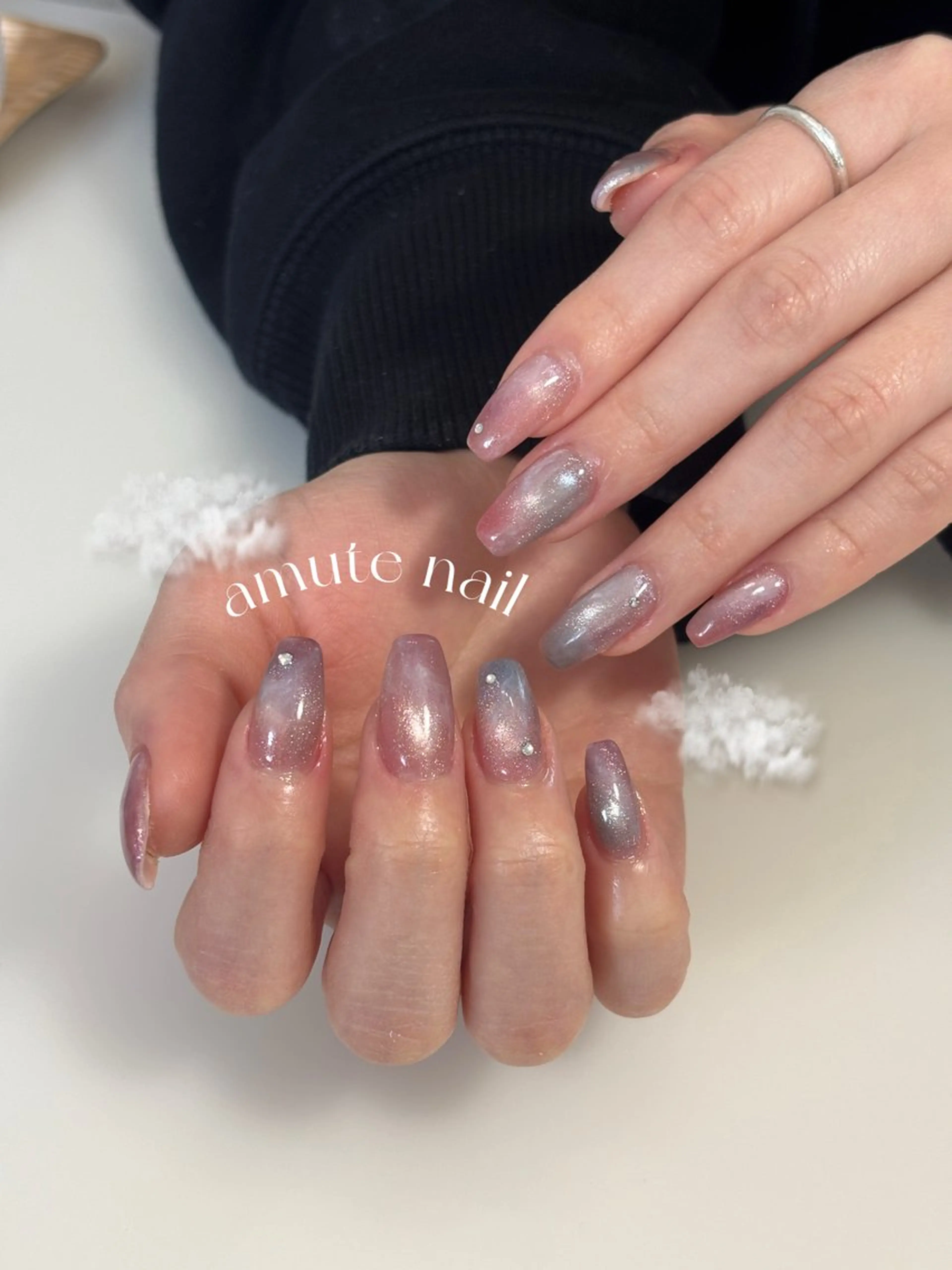 ネイル ハンドネイル Amute nailのネイルデザイン