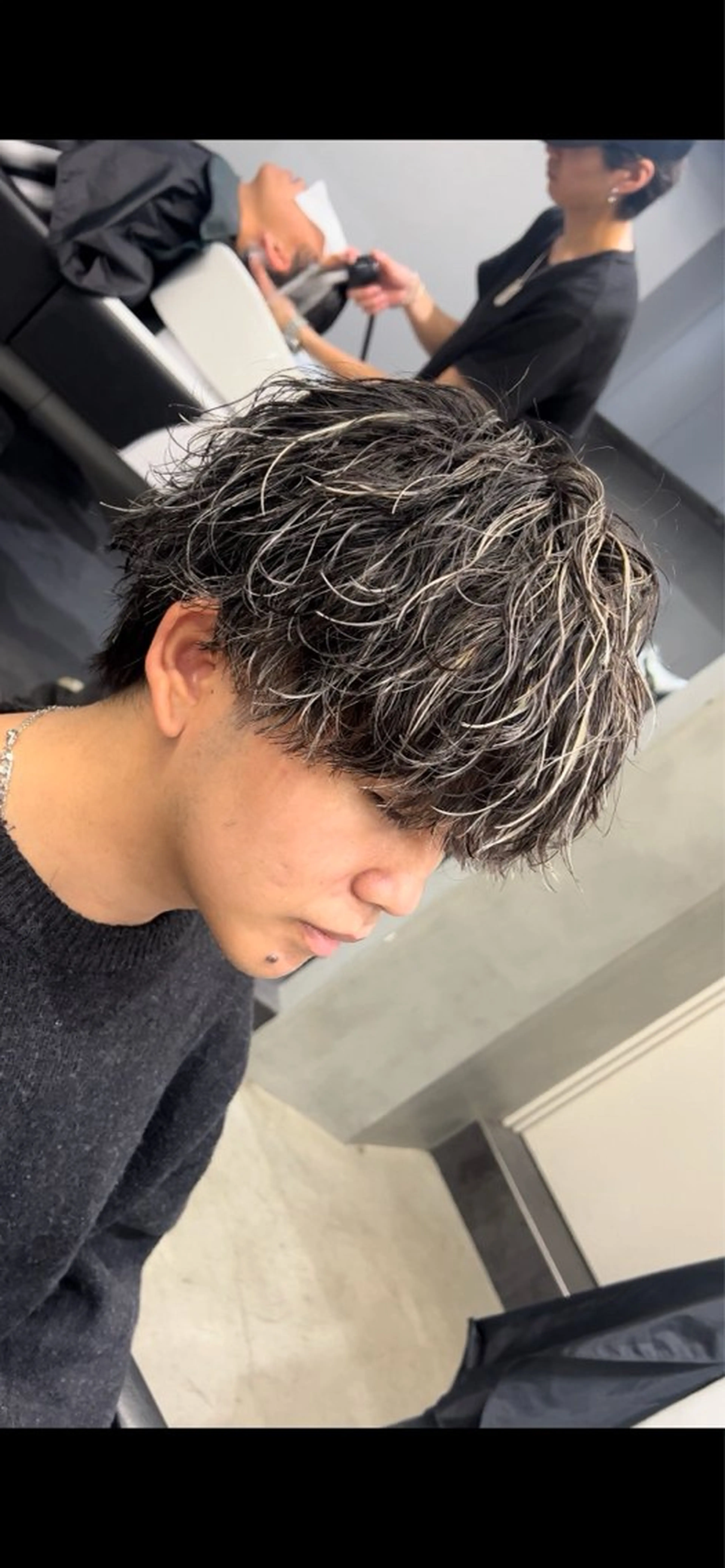 メンズ カット パーマ fifth春山 凜乃介のヘアスタイル