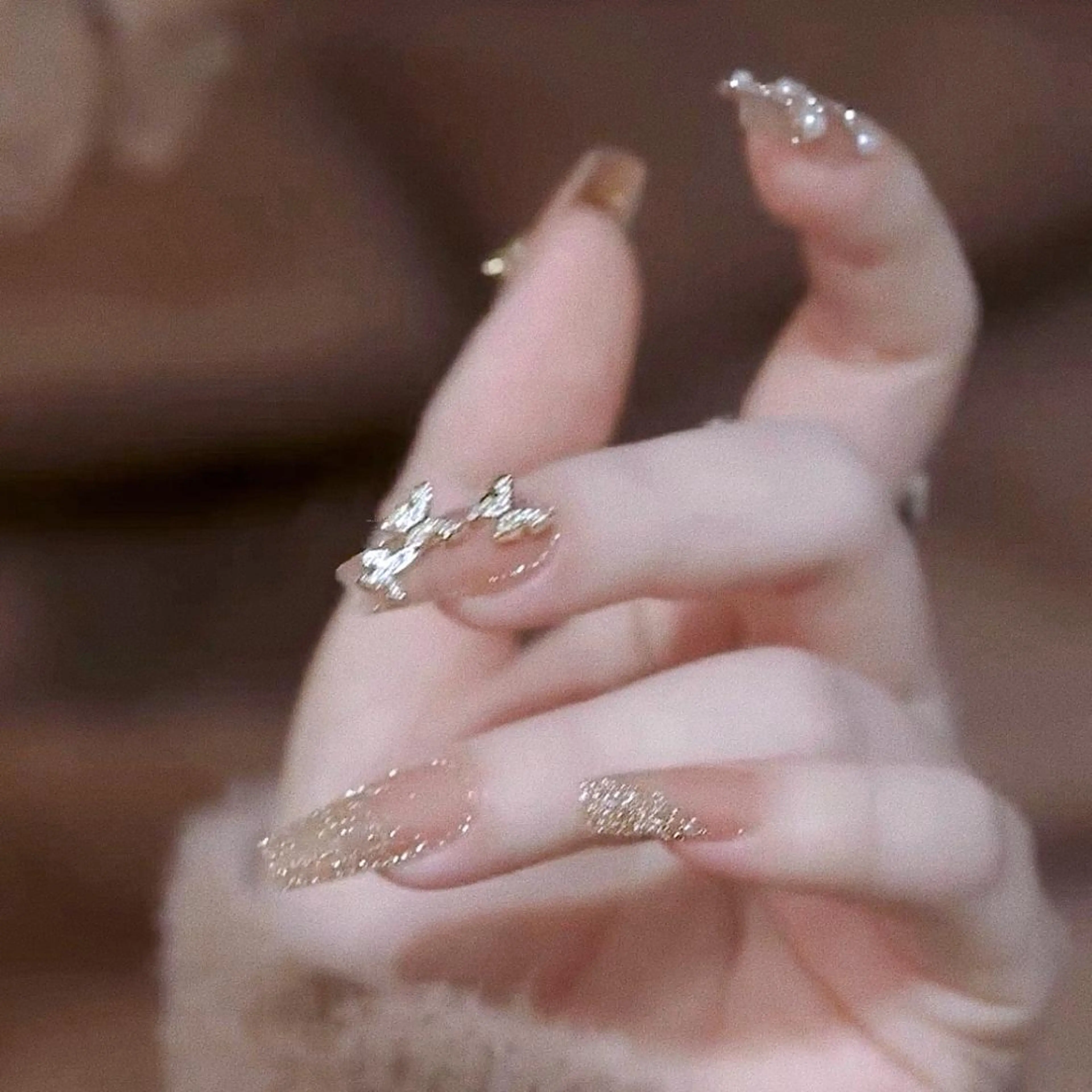 ネイル ハンドネイル Peachy 🍑のネイルデザイン