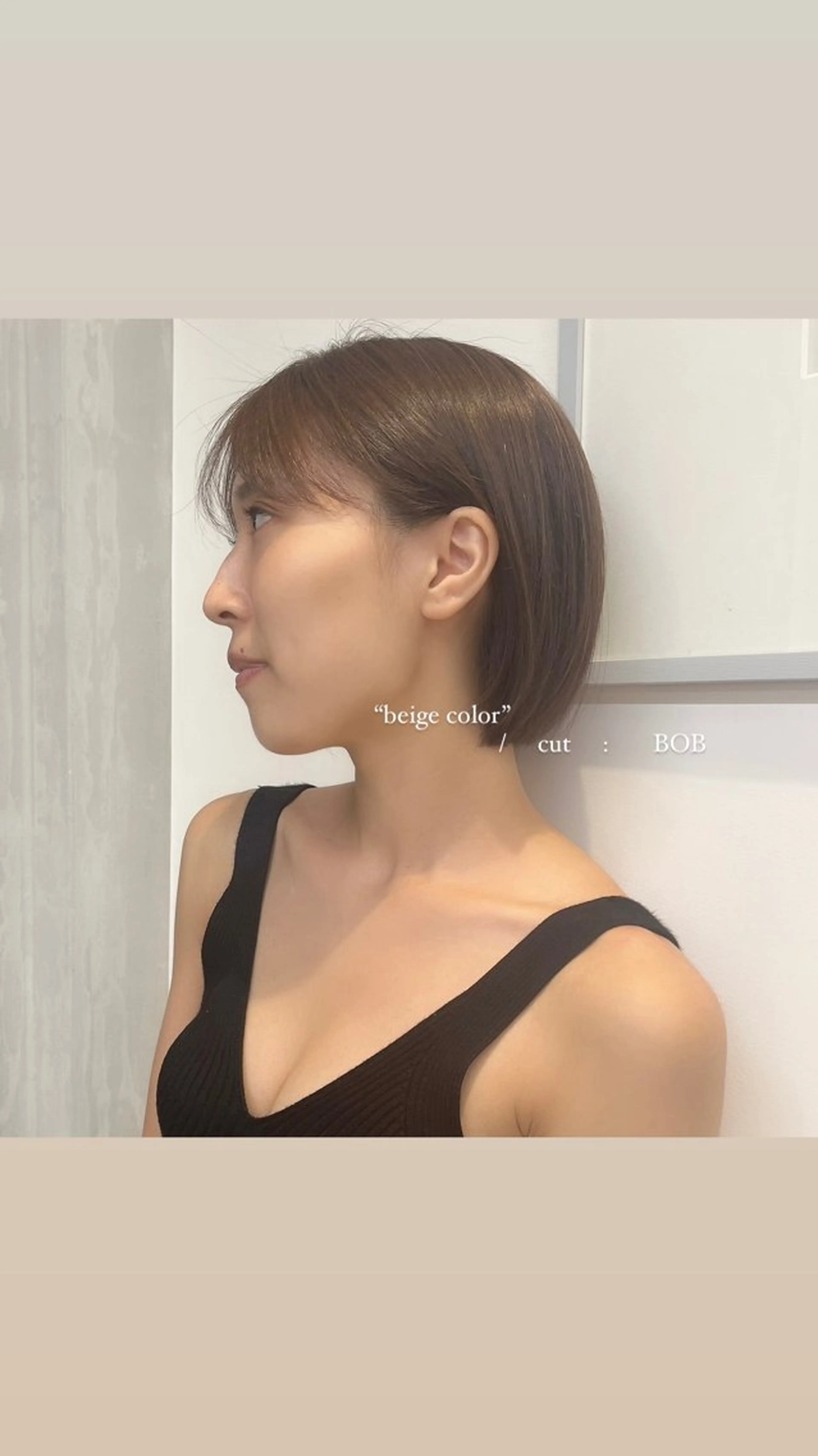 ショート 切りっぱなしボブ ボブ メンズ眉毛サロン⚪️ マユクリア名古屋栄店の眉毛・アイブロウイメージ