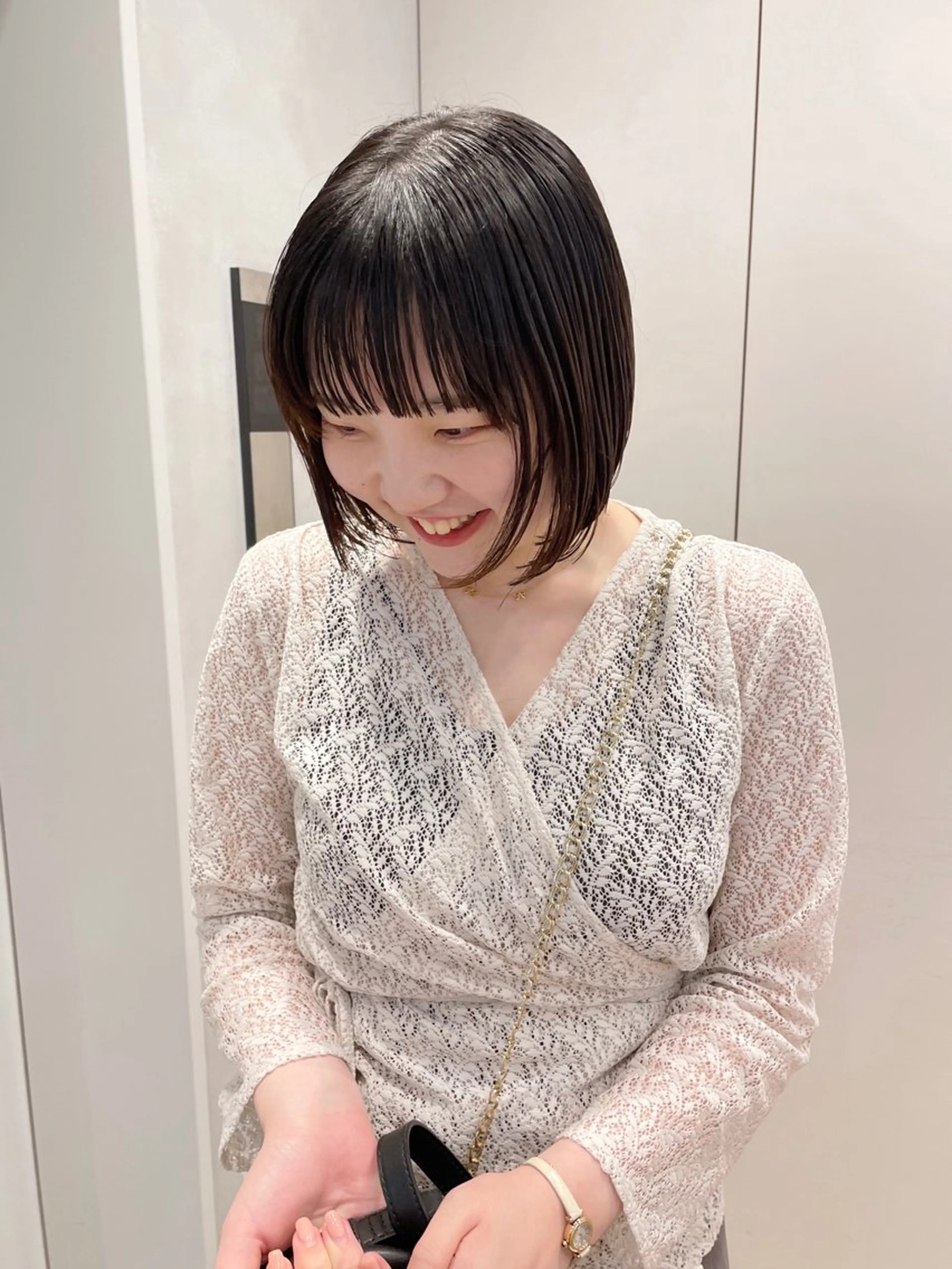 ショート カラー 青木 優歩のヘアスタイル