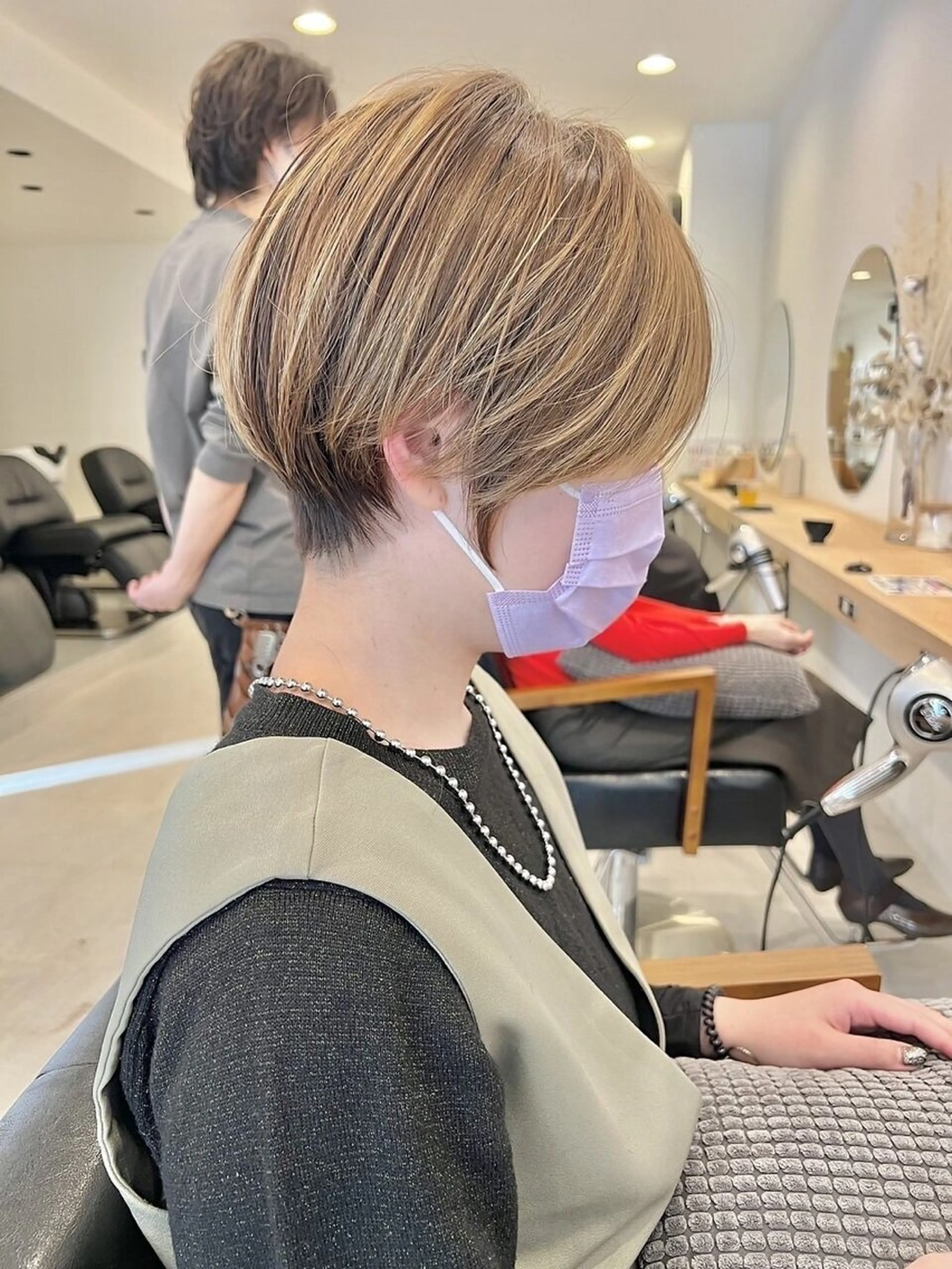 ショート 福井 茉菜美のヘアスタイル