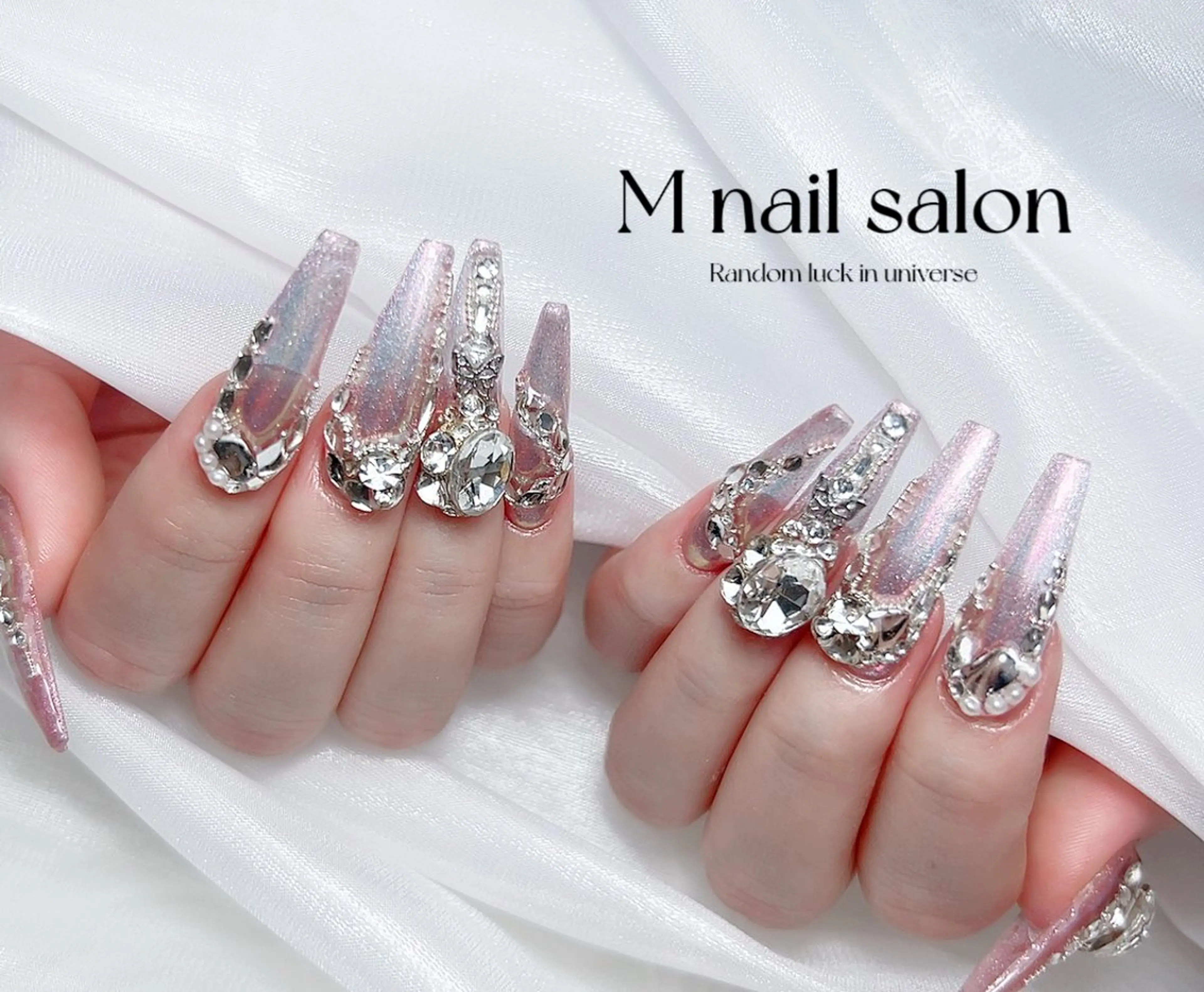 ネイル ハンドネイル M🌷nail 長さだし専門店のネイルデザイン
