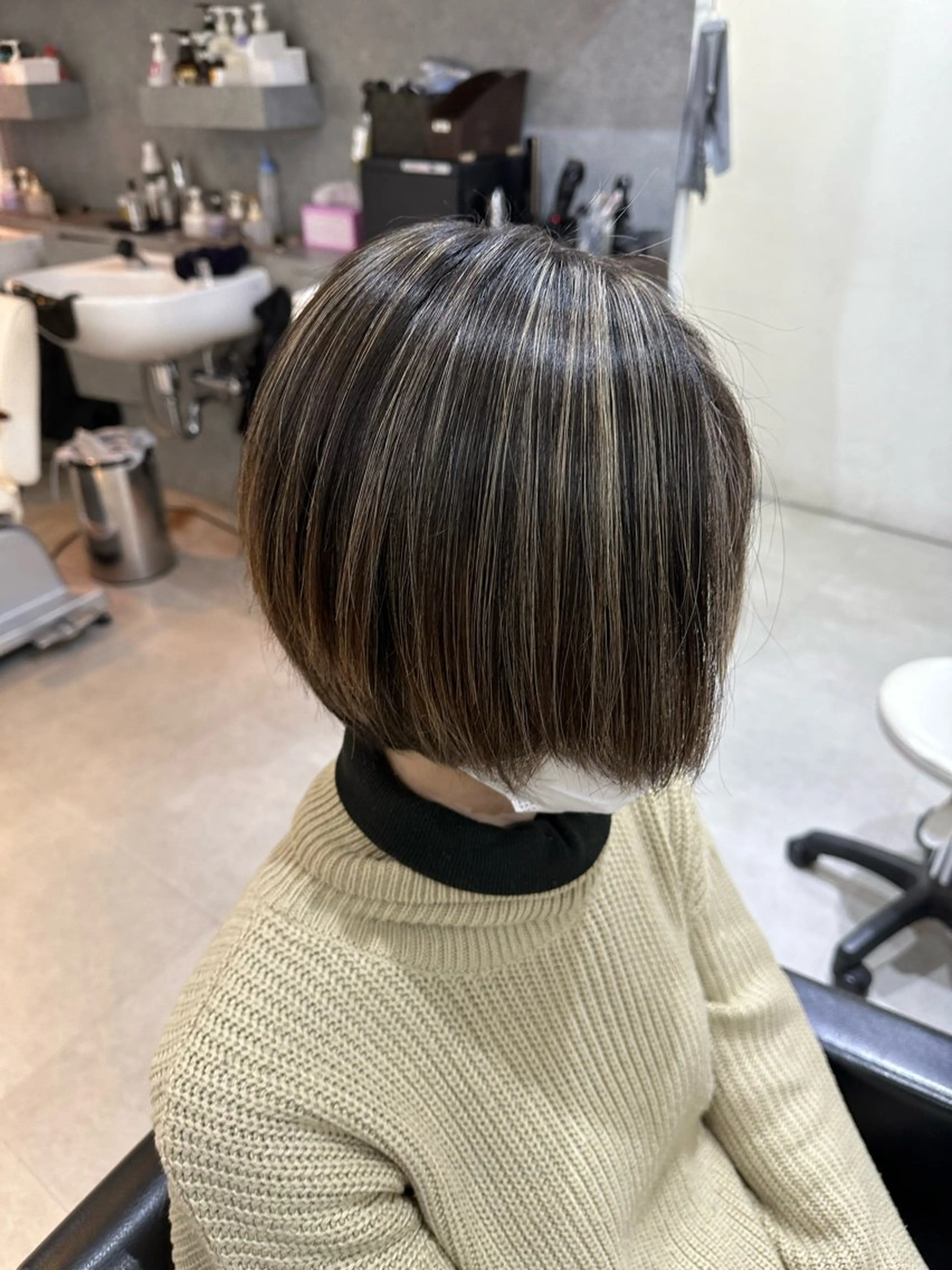 カラー 🐬脱白髪染めカラー 清水大世🐬のヘアスタイル