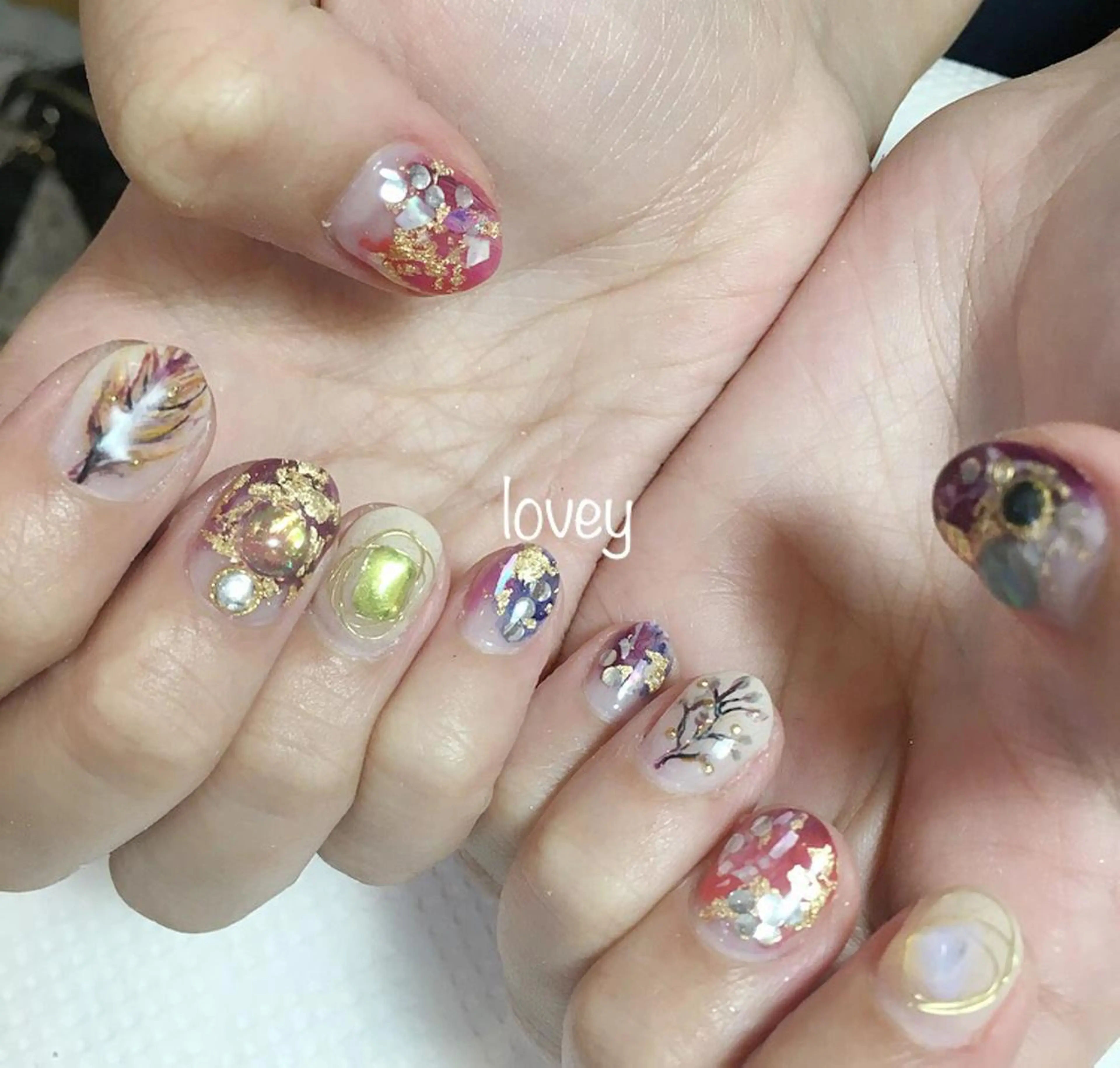 ネイル プライベートサロン loveyのネイルデザイン