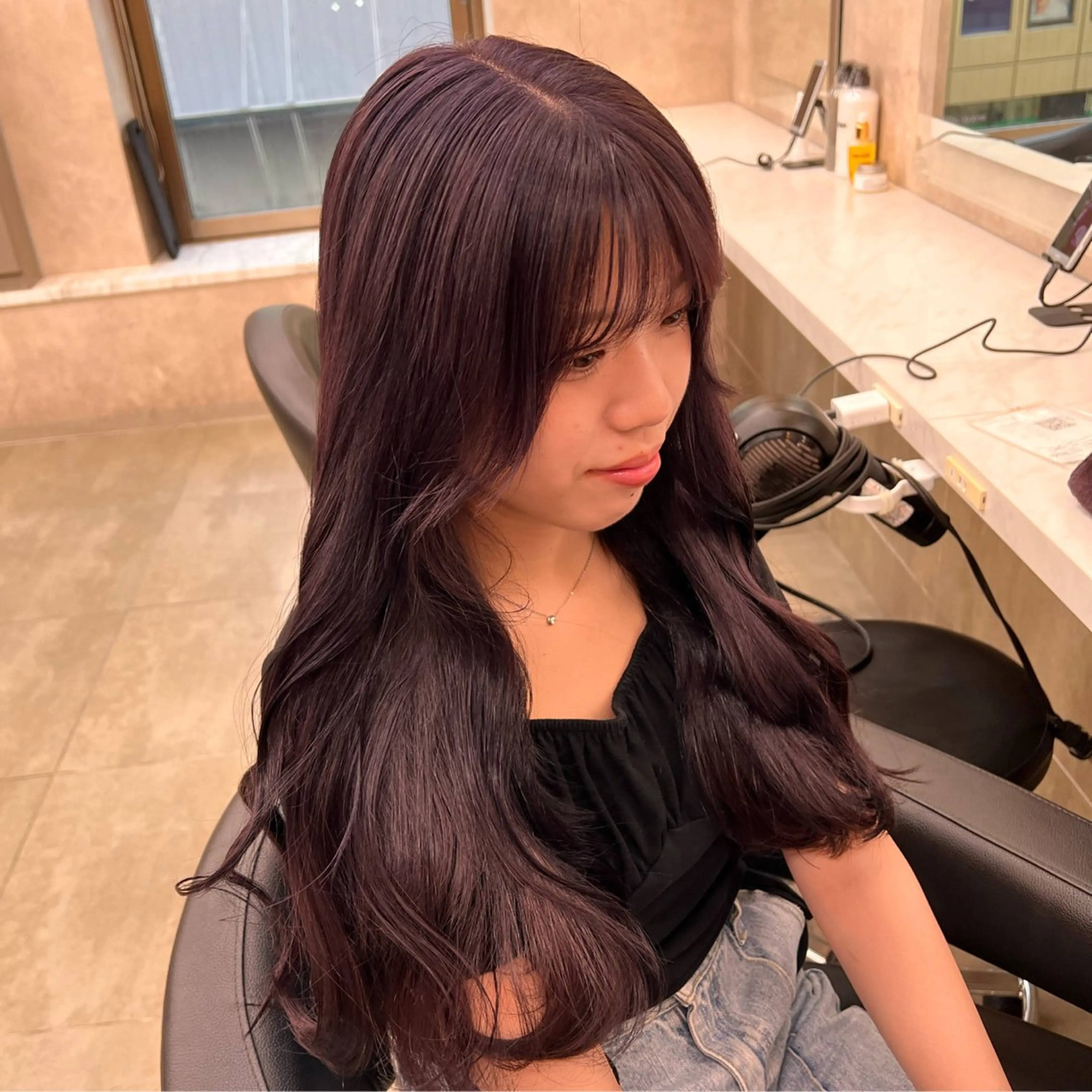 ロング カラー 💖札幌カラー 指名No.1💖玲奈のヘアスタイル