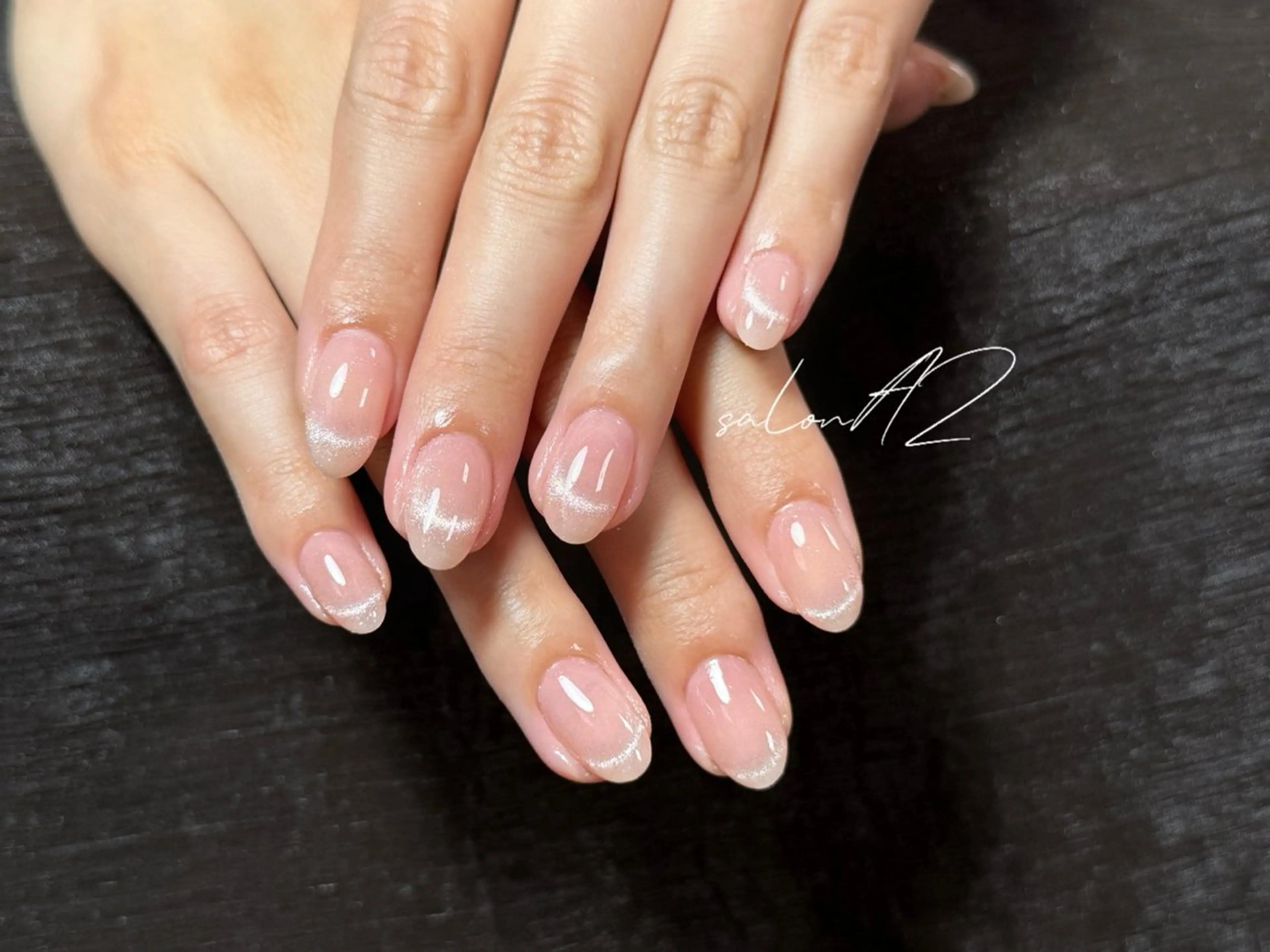 ネイル アートネイル 長さ出し フットネイル フレンチネイル ジェルネイル salon AZのネイルデザイン