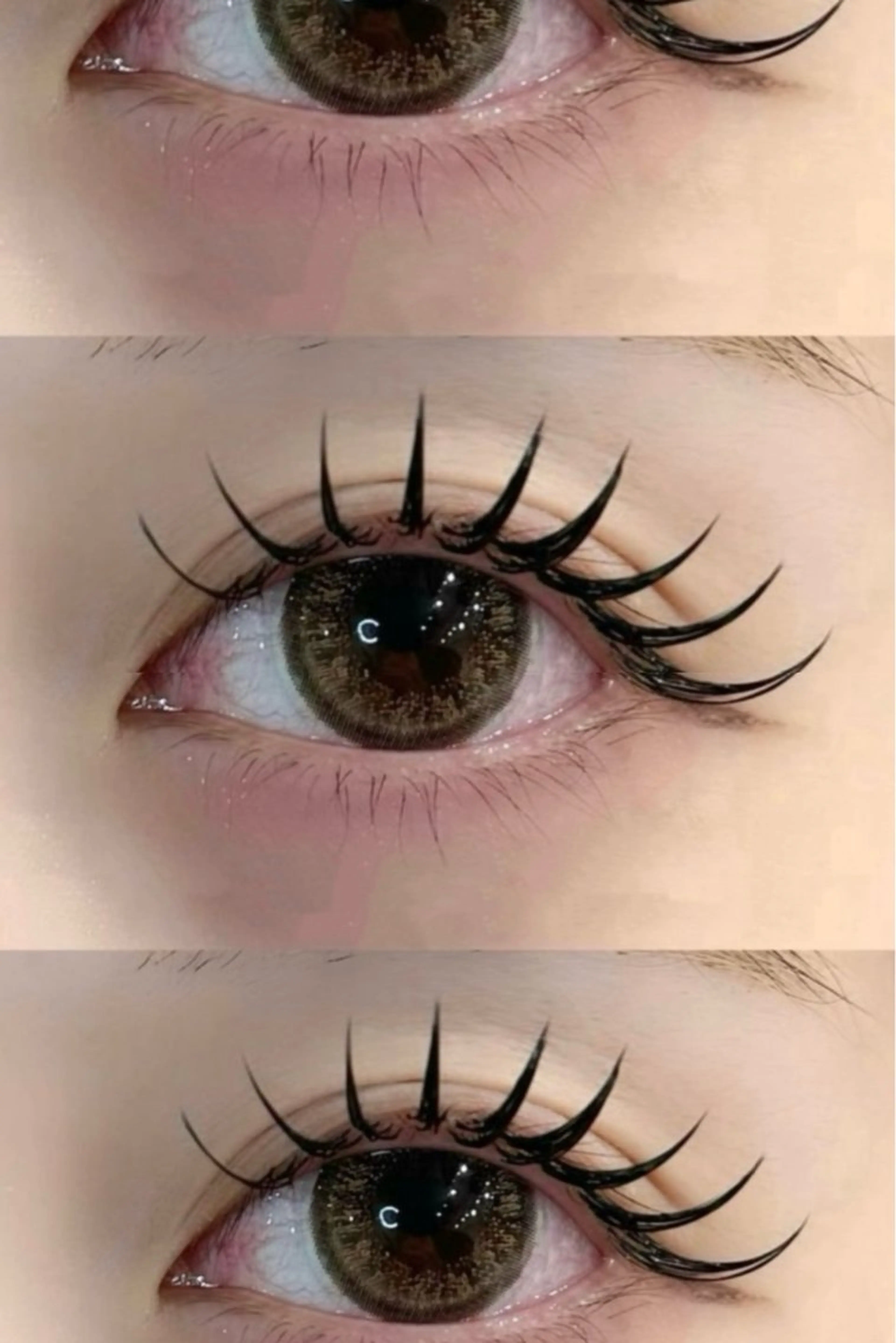 マツエク・マツパ フラットラッシュ パリジェンヌラッシュリフト L·ヒヒ アイラッシュのマツエク・マツパデザイン