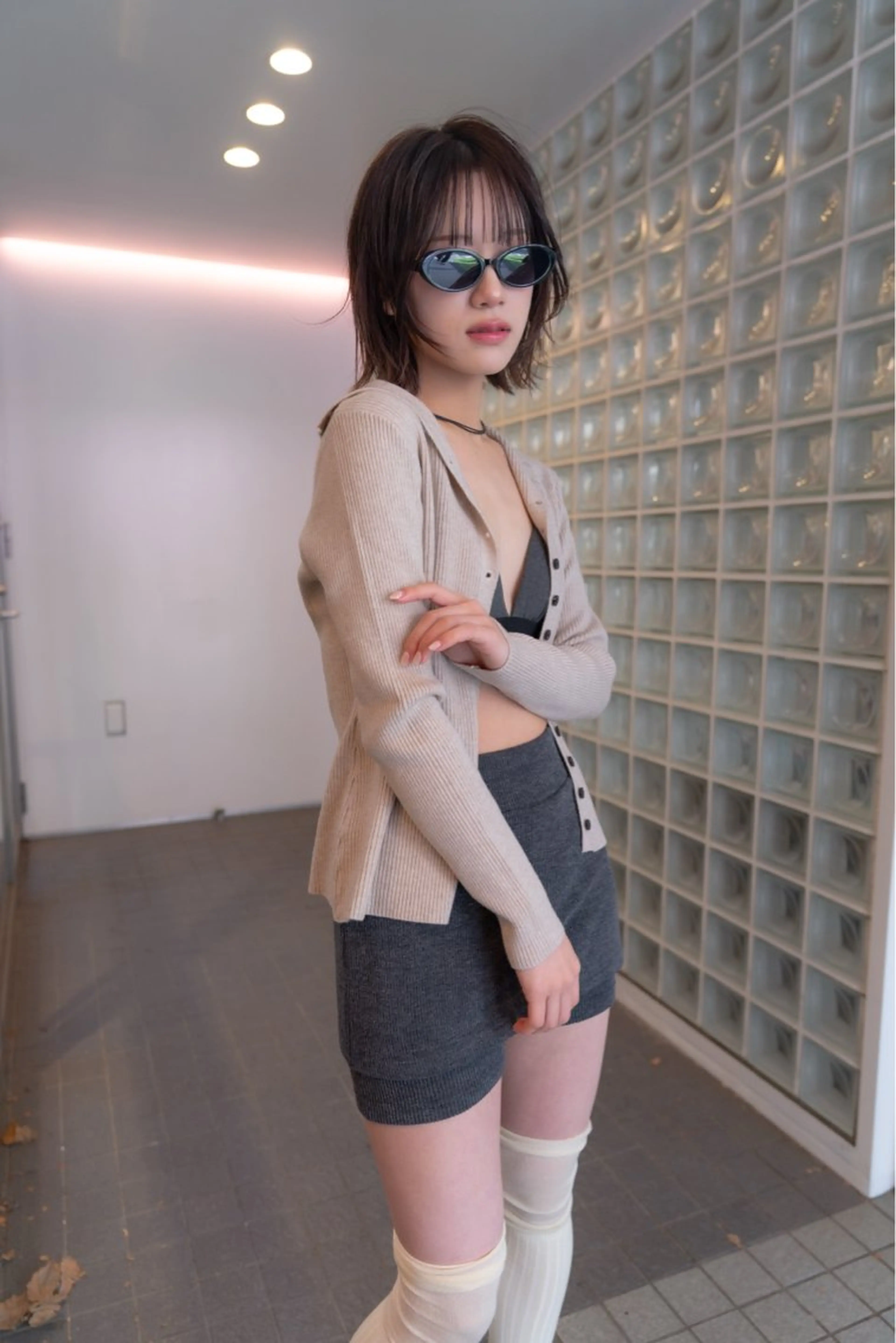 カラー 富田 朝陽のヘアスタイル