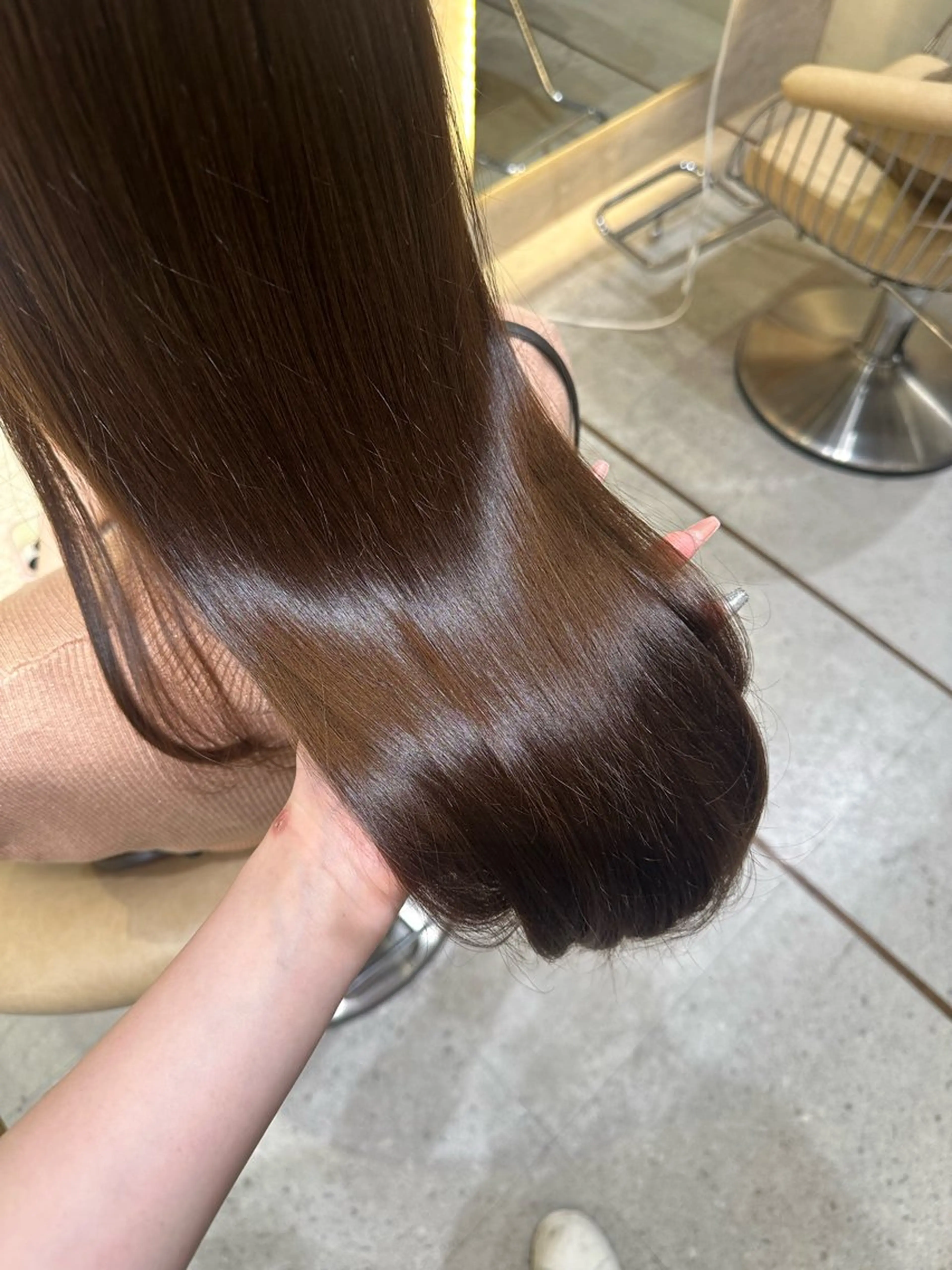 ♡【人気No.1🌟】メンテナンスカット＋カラー＋ナノスチームトリートメント🫧の写真