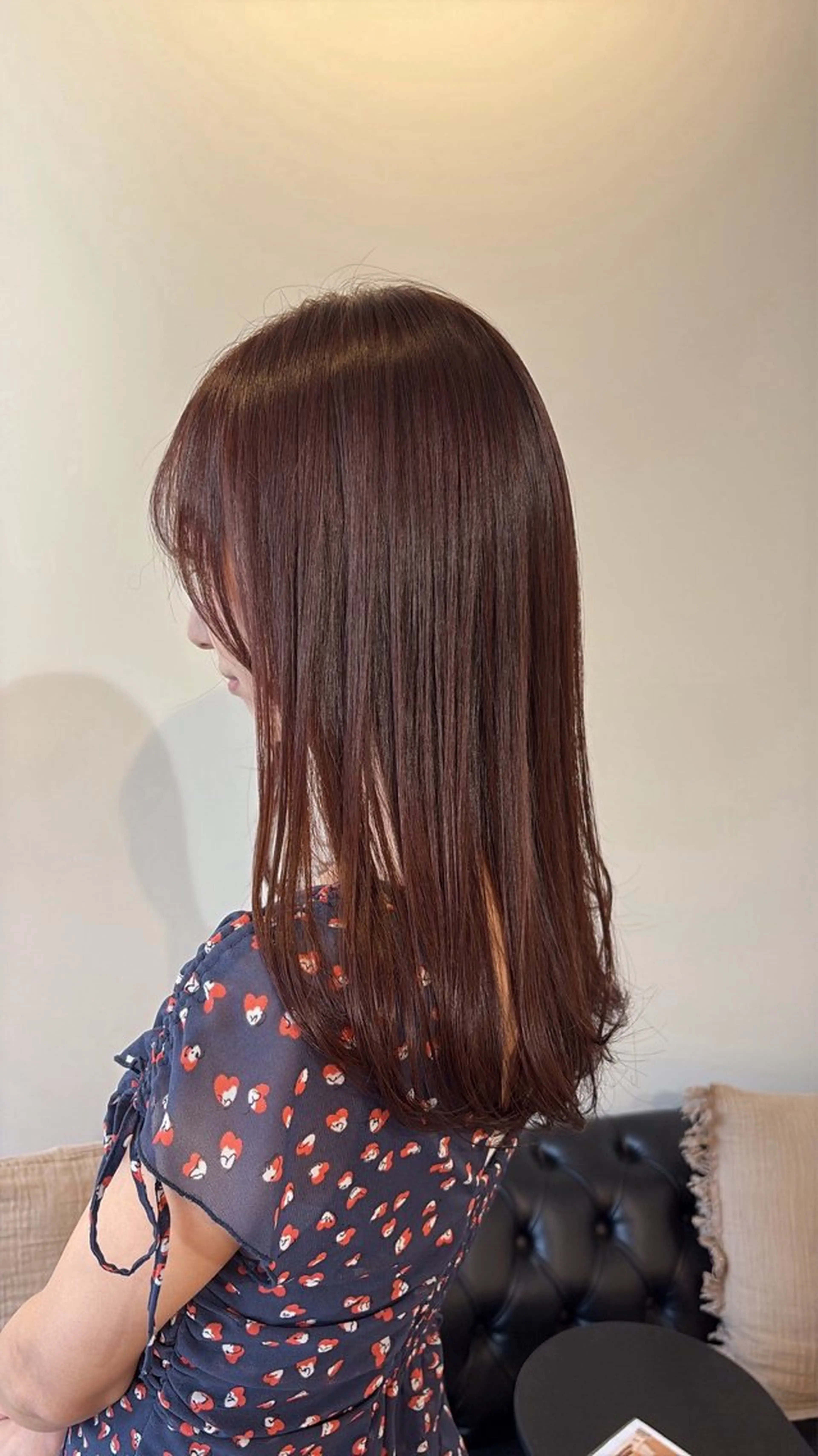 ロング ヘアカラー トリートメント miyu/ハイライト ブリーチモデル募集中のヘアスタイル