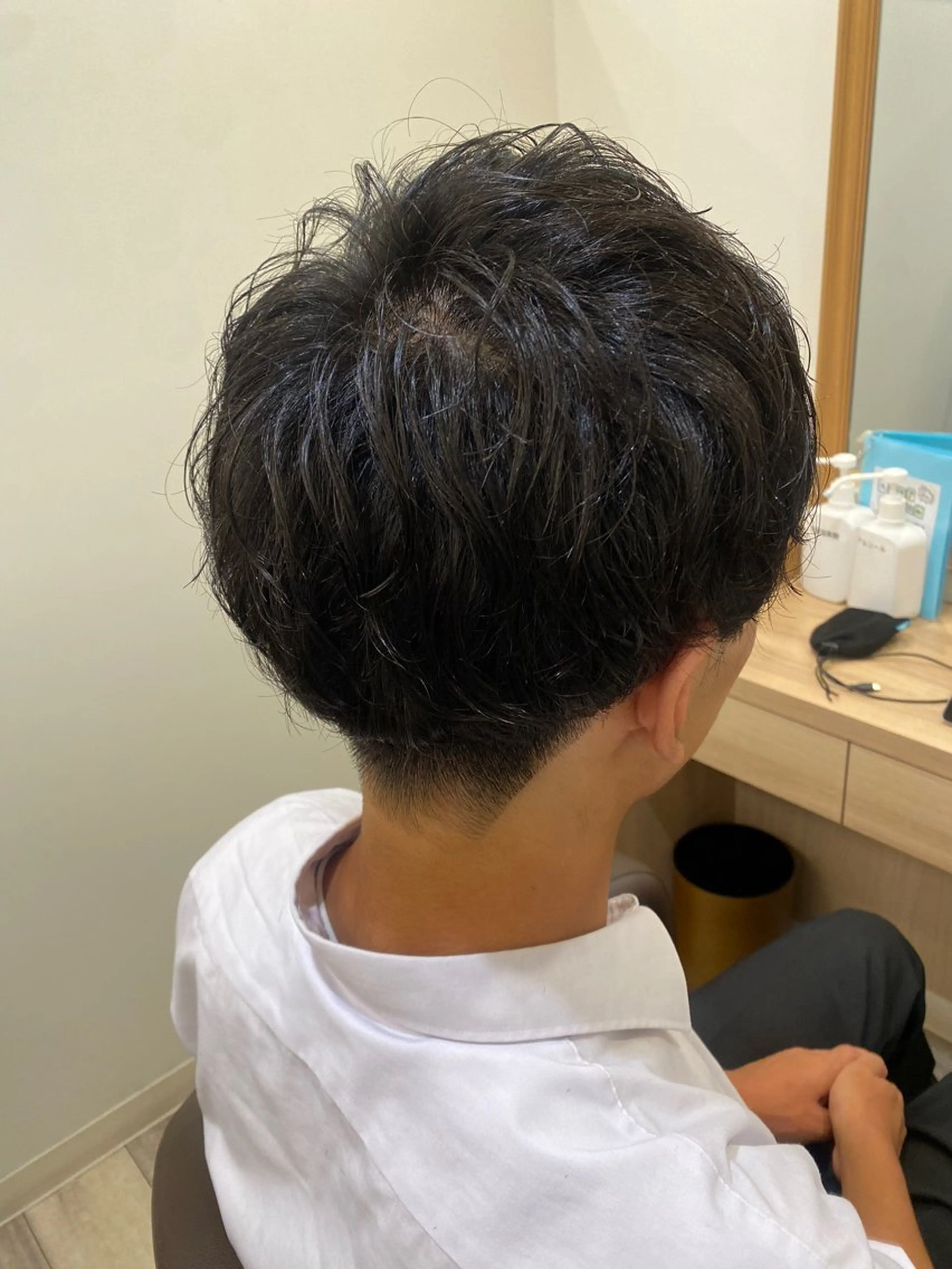 ショート パーマ メンズ マツモト カラー/ショートボブのヘアスタイル