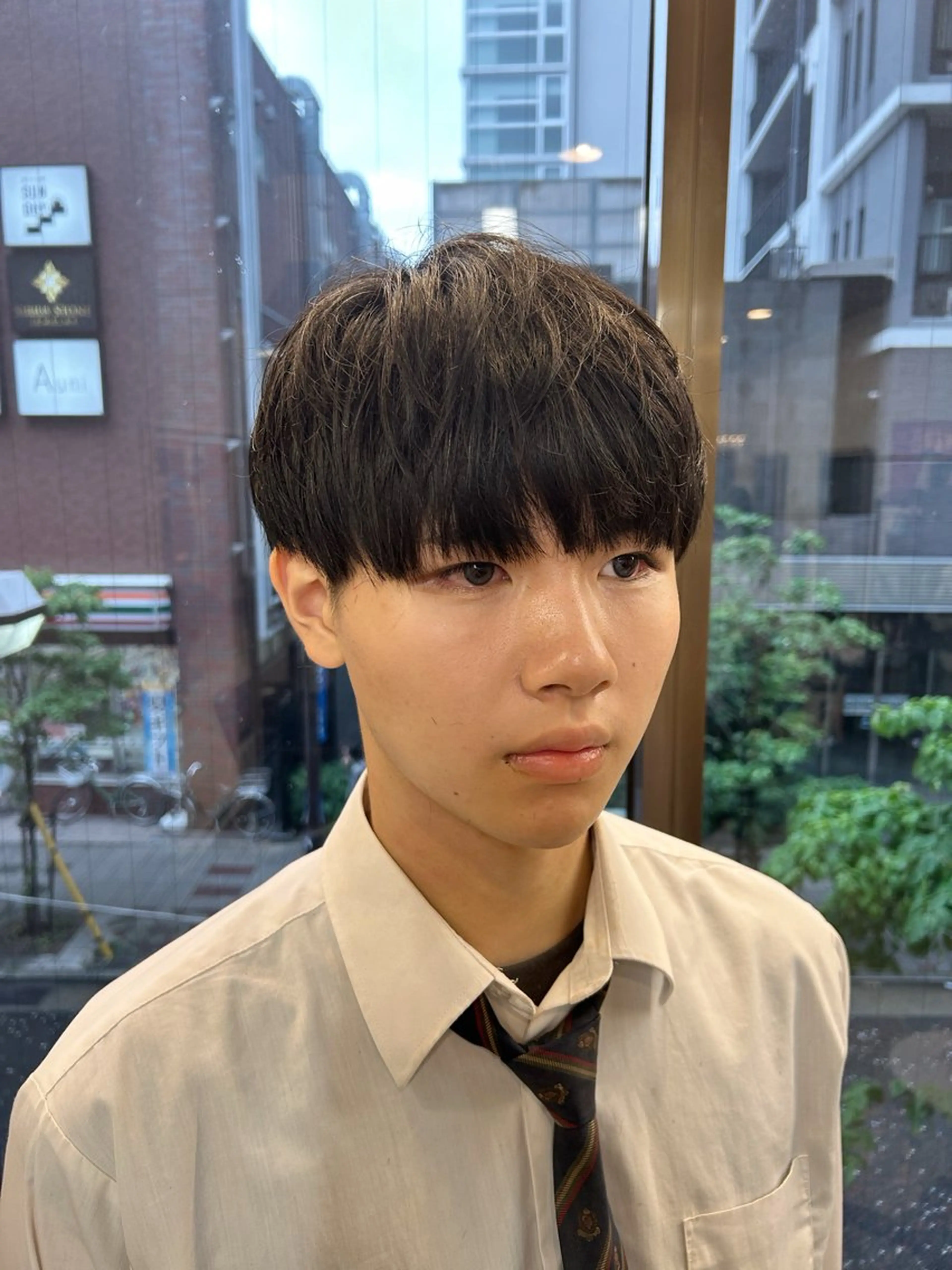 メンズ マッシュ カット tiel 小山莉々のヘアスタイル