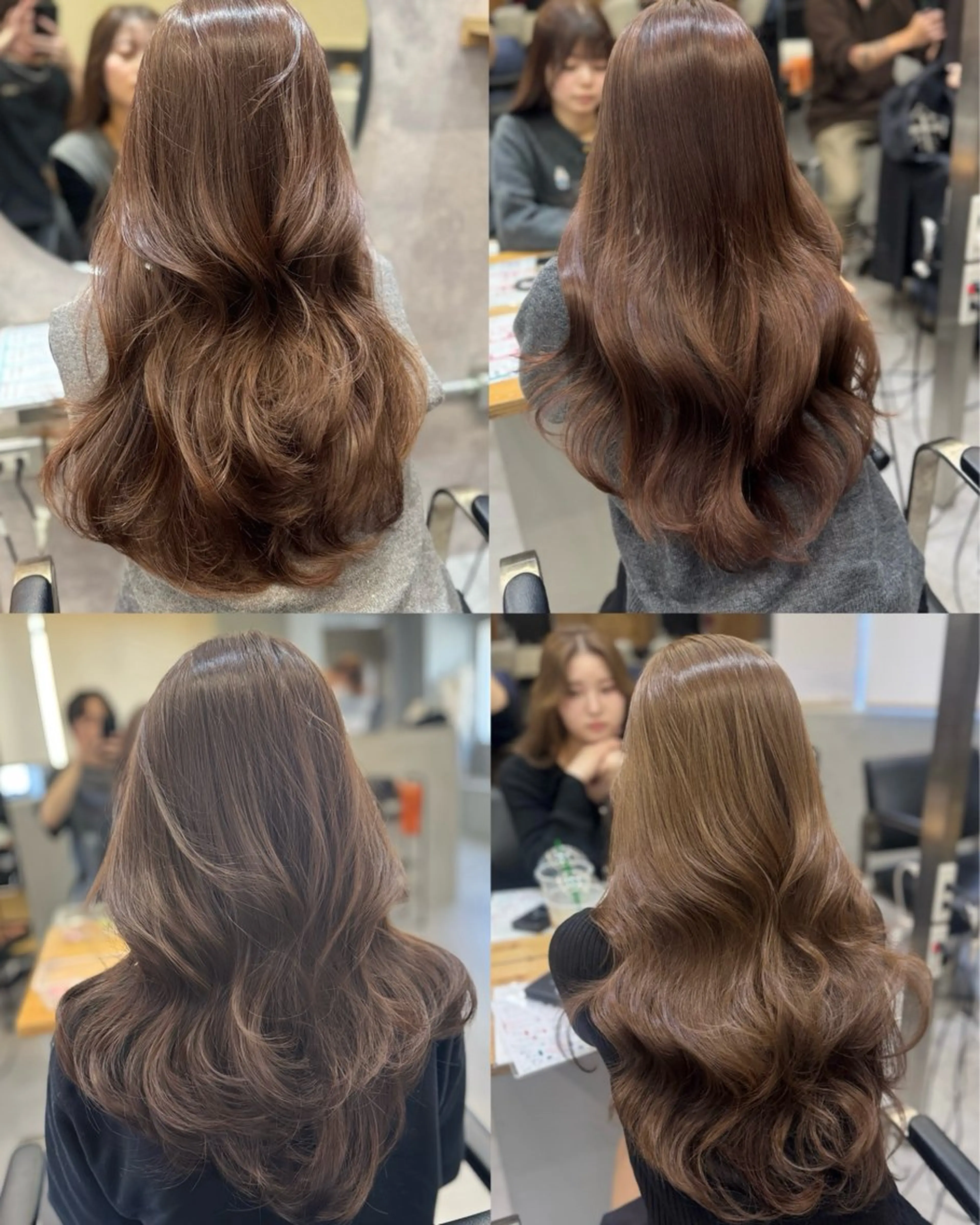 ロング カラー 宮本 優のヘアスタイル