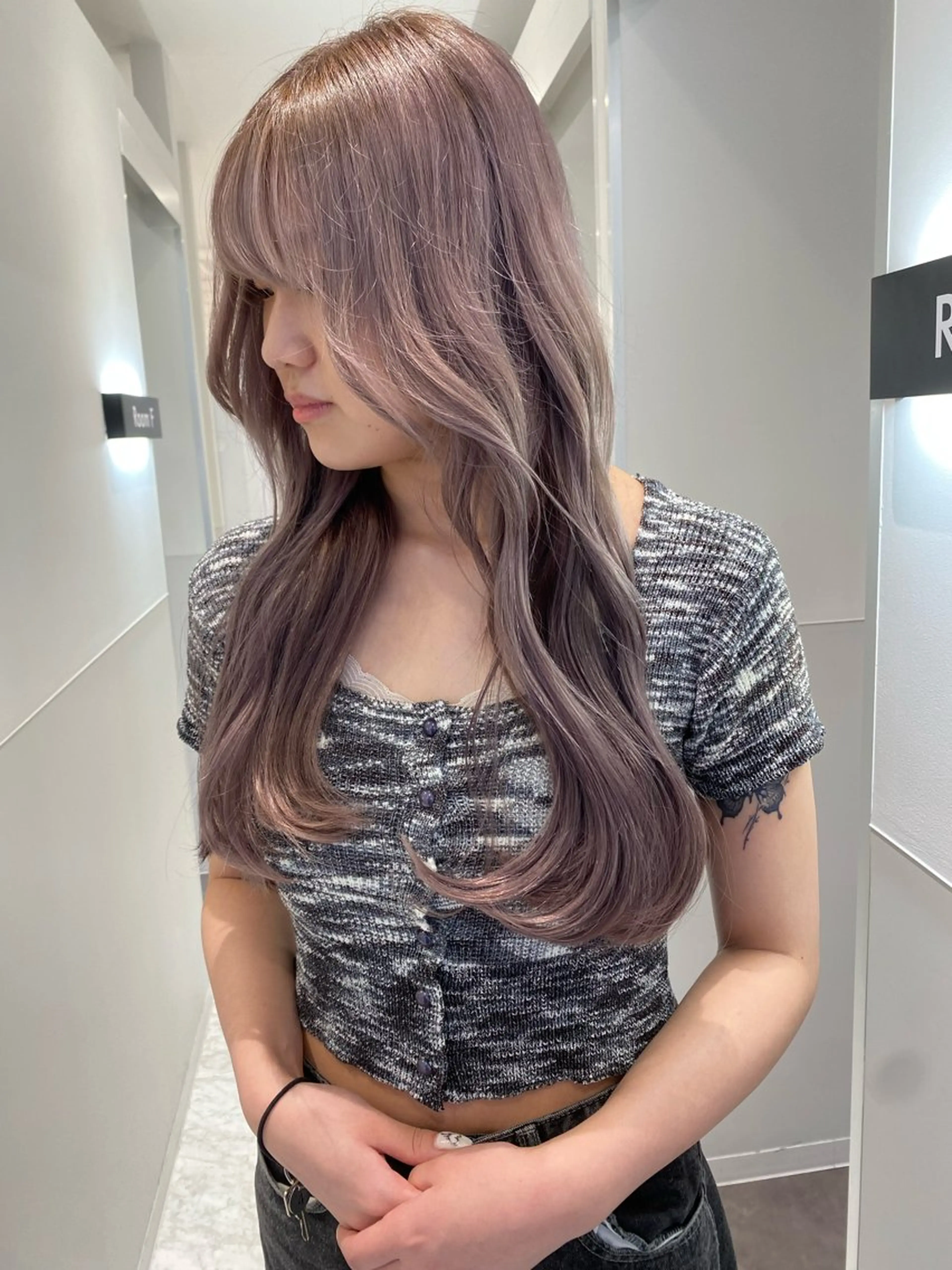 【ミニモ限定】 ✂️カット✂️+✨️ブリーチなしダブルカラー✨️+🫧ダメージケアトリートメント🫧の写真