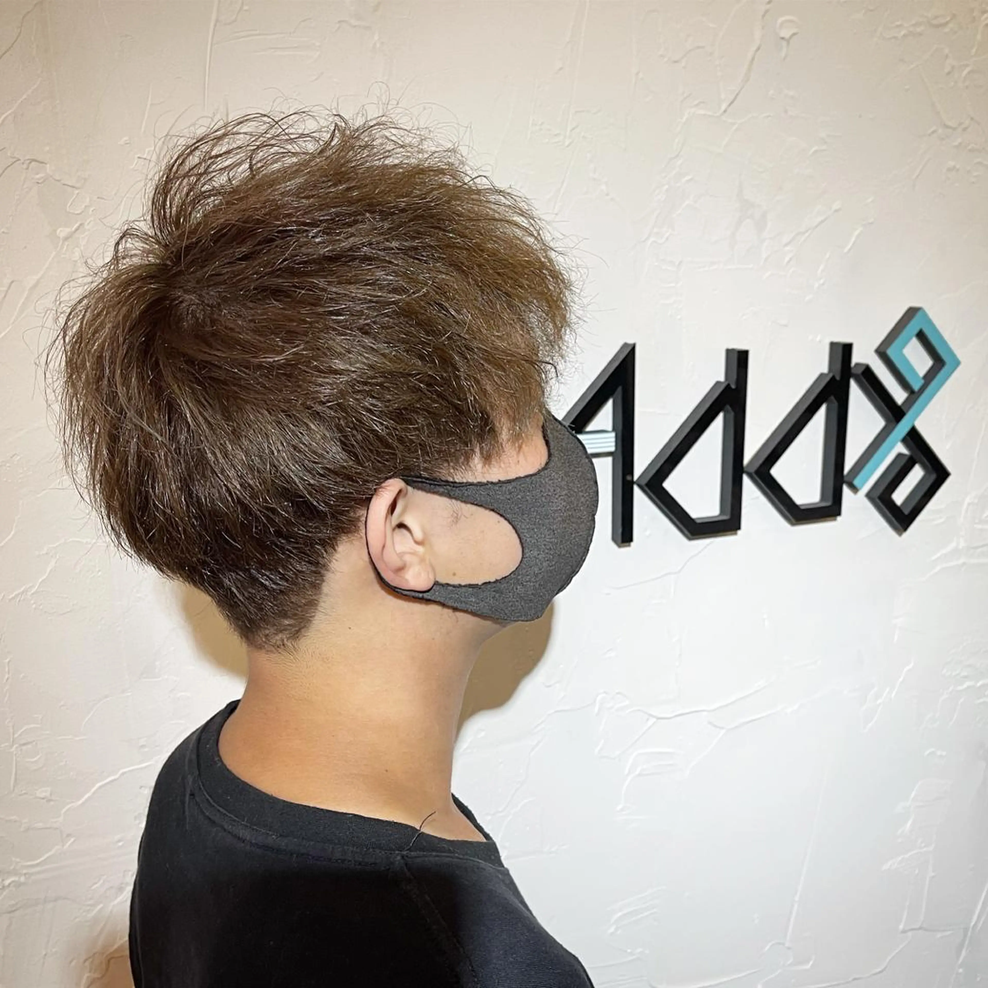 ショート カラー パーマ ヘアアレンジ メンズ メンズバレイヤージュ メンズパーマ メンズツイストパーマ バレイヤージュ ベージュカラー カット パーマ Add9 柳田健登のヘアスタイル